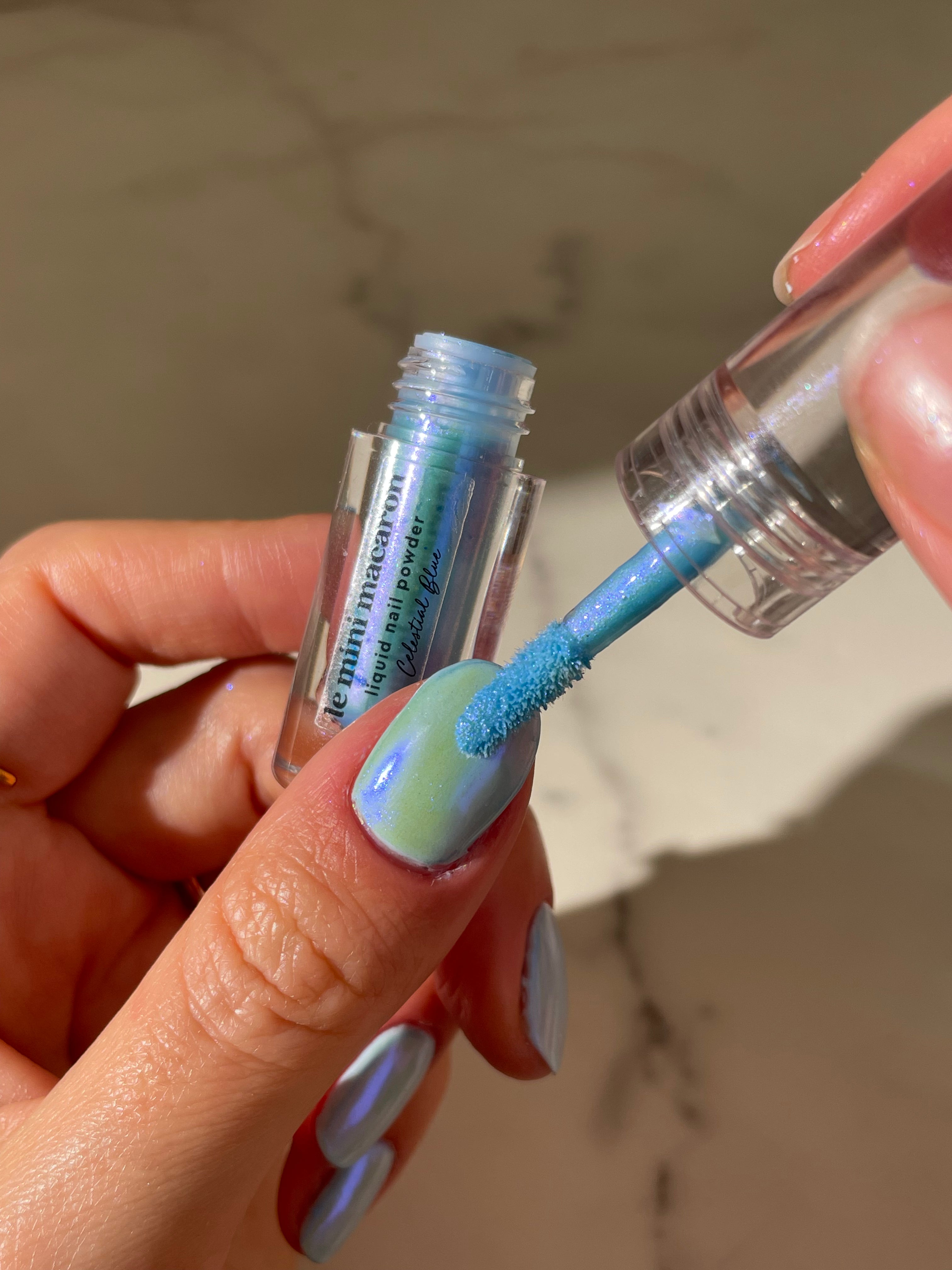 Celestial Blue - Liquid Nail Powder