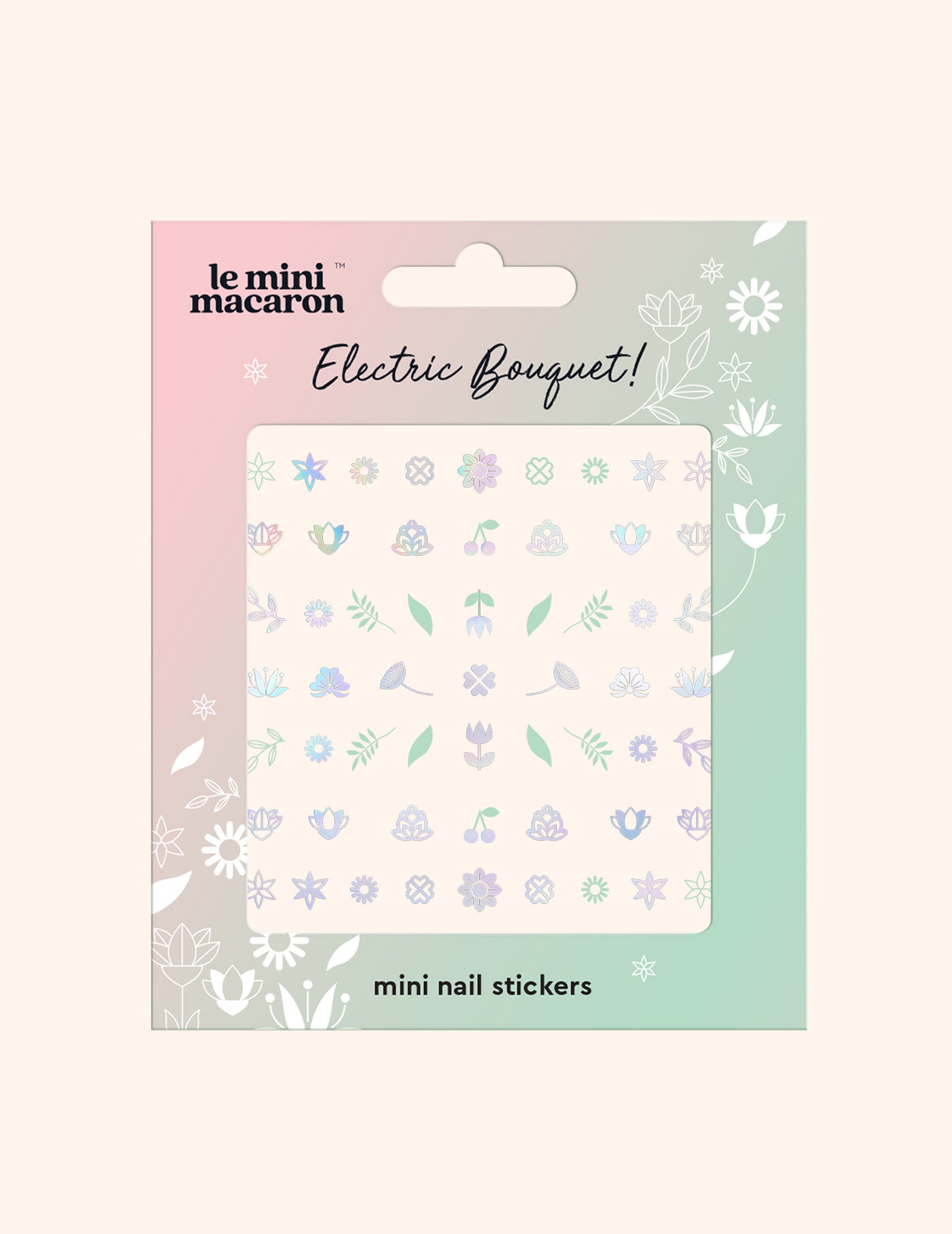 Electric Bouquet - Mini Nail Stickers