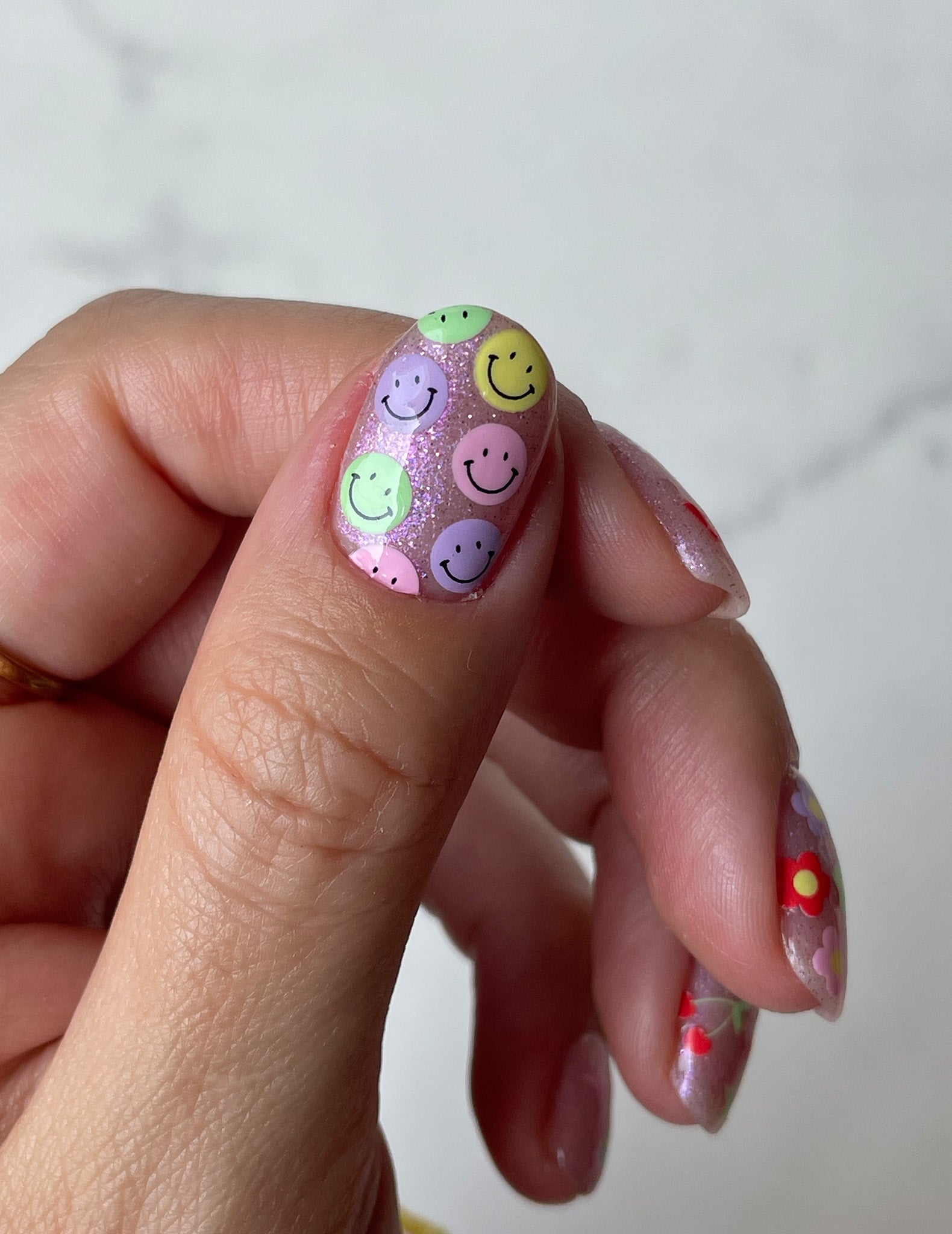 Flower Power! - Mini Nail Stickers