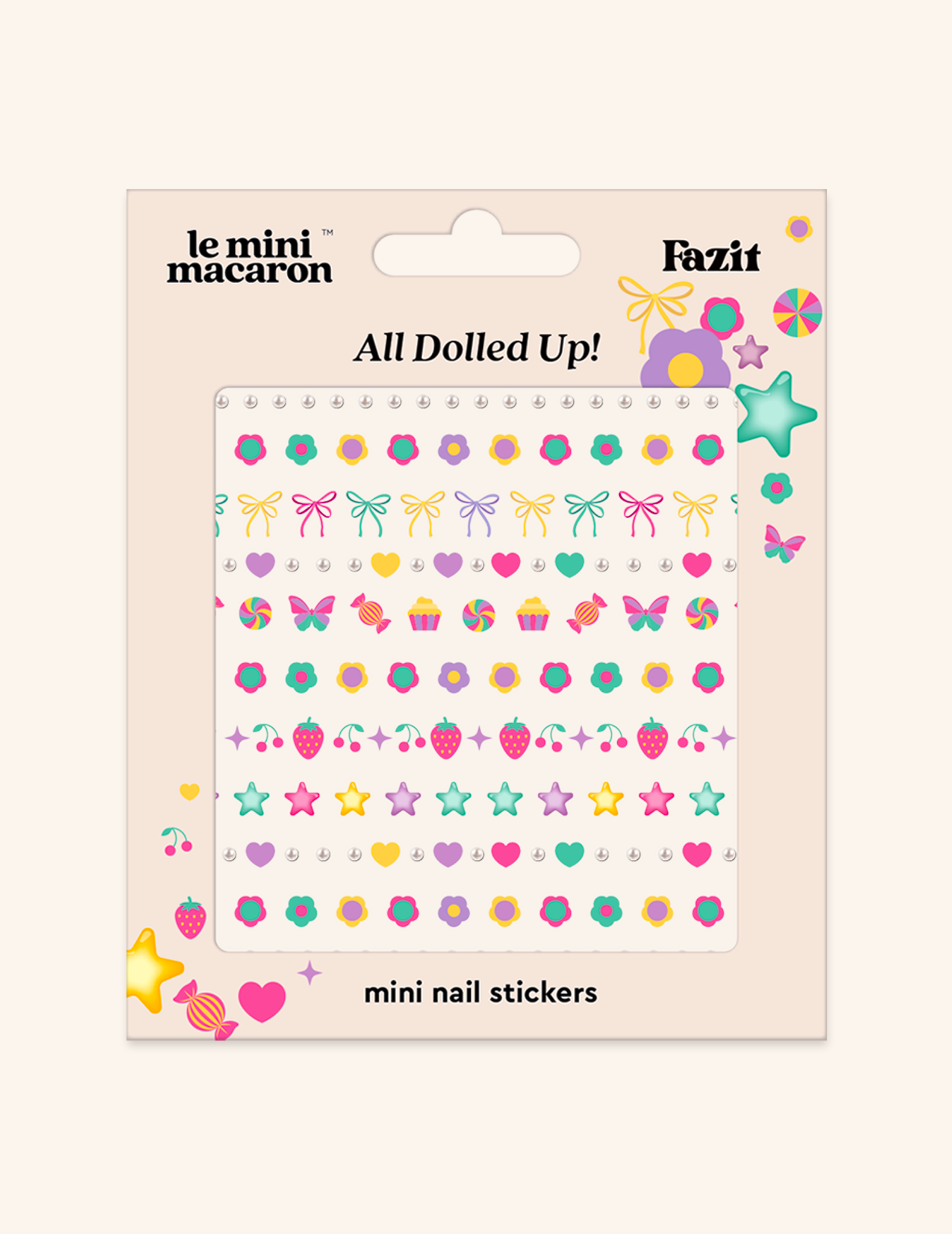 All Dolled Up - Mini Nail Stickers