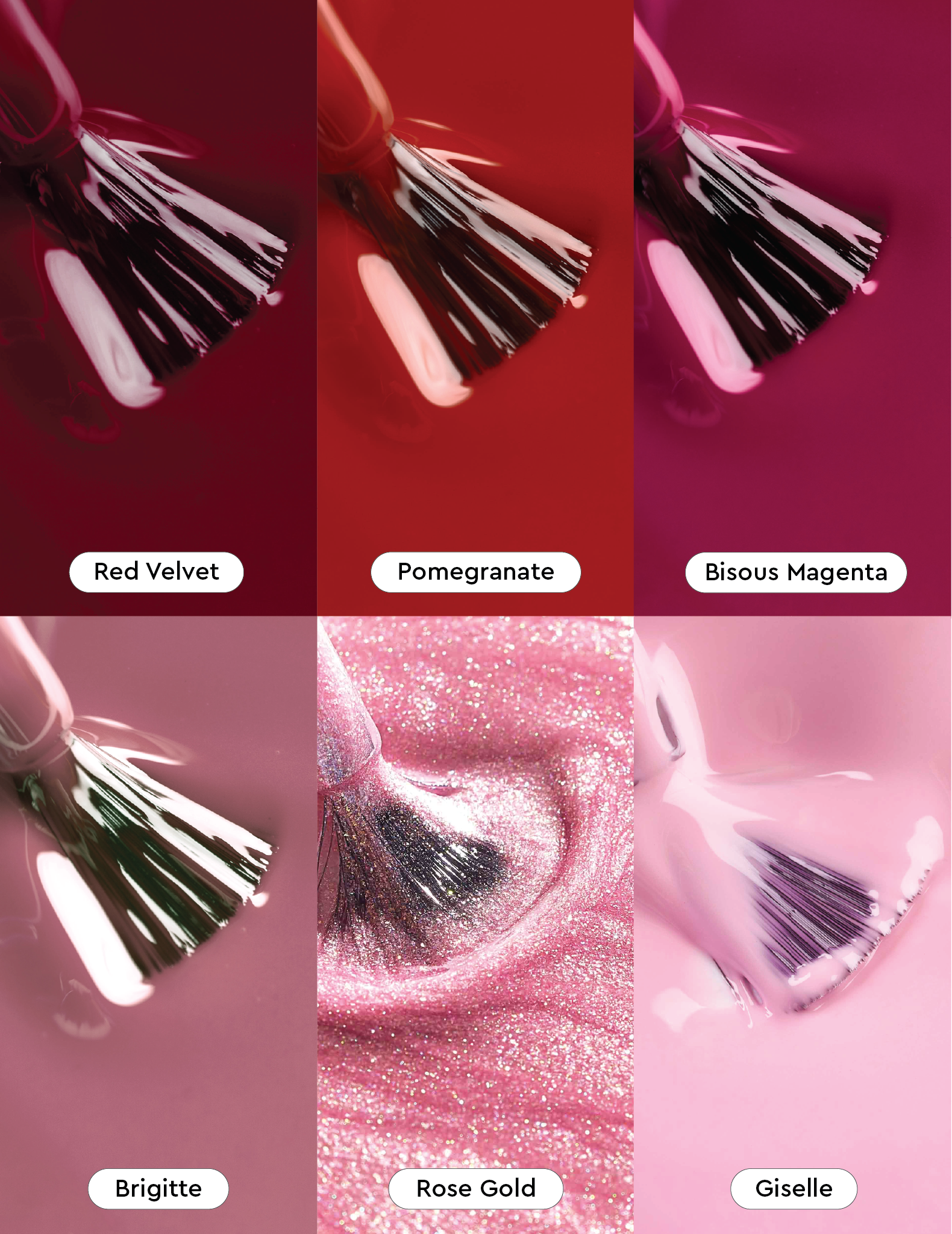 Reds and Pinks - Gel Polish Bundle