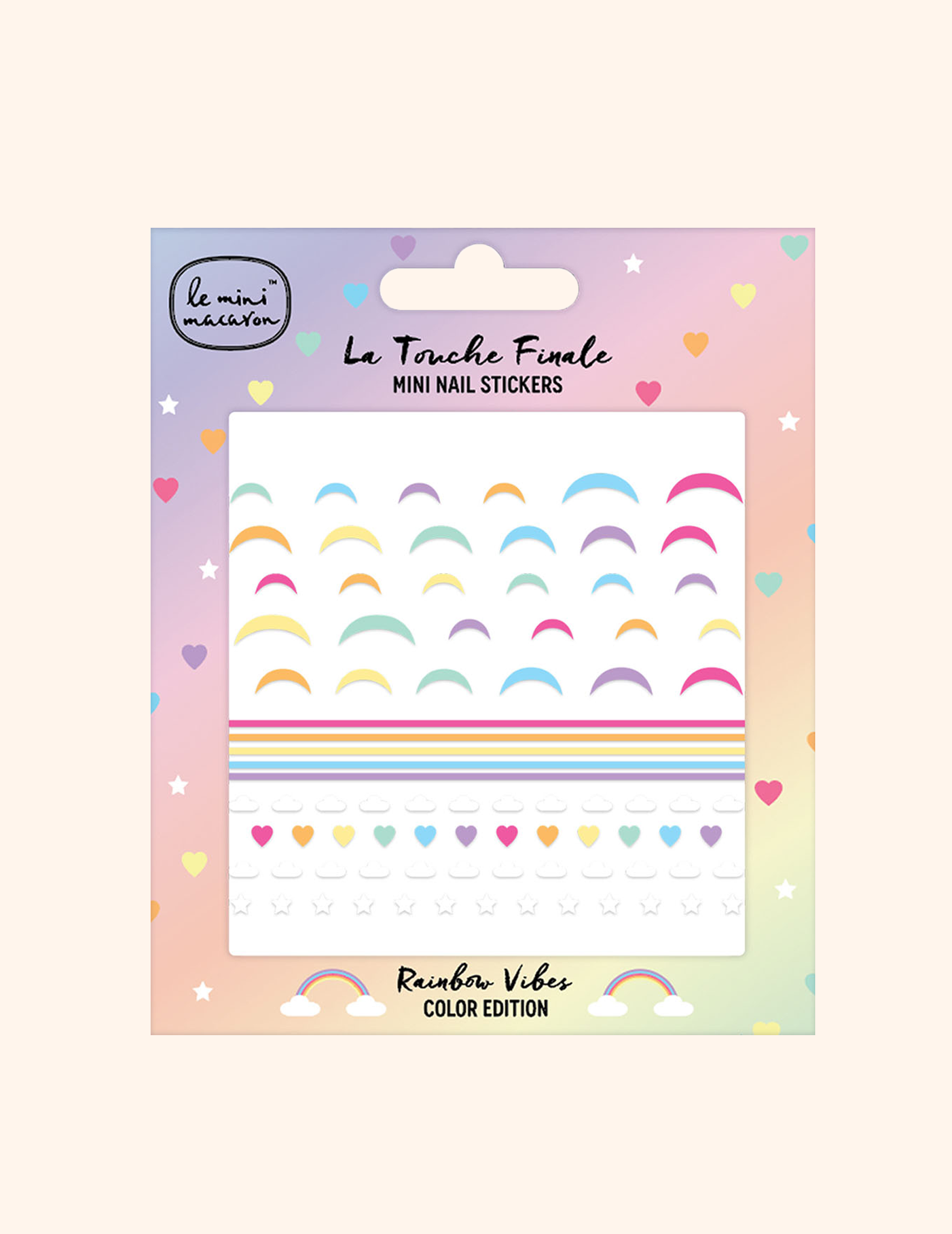 Rainbow Vibes - Mini Nail Stickers