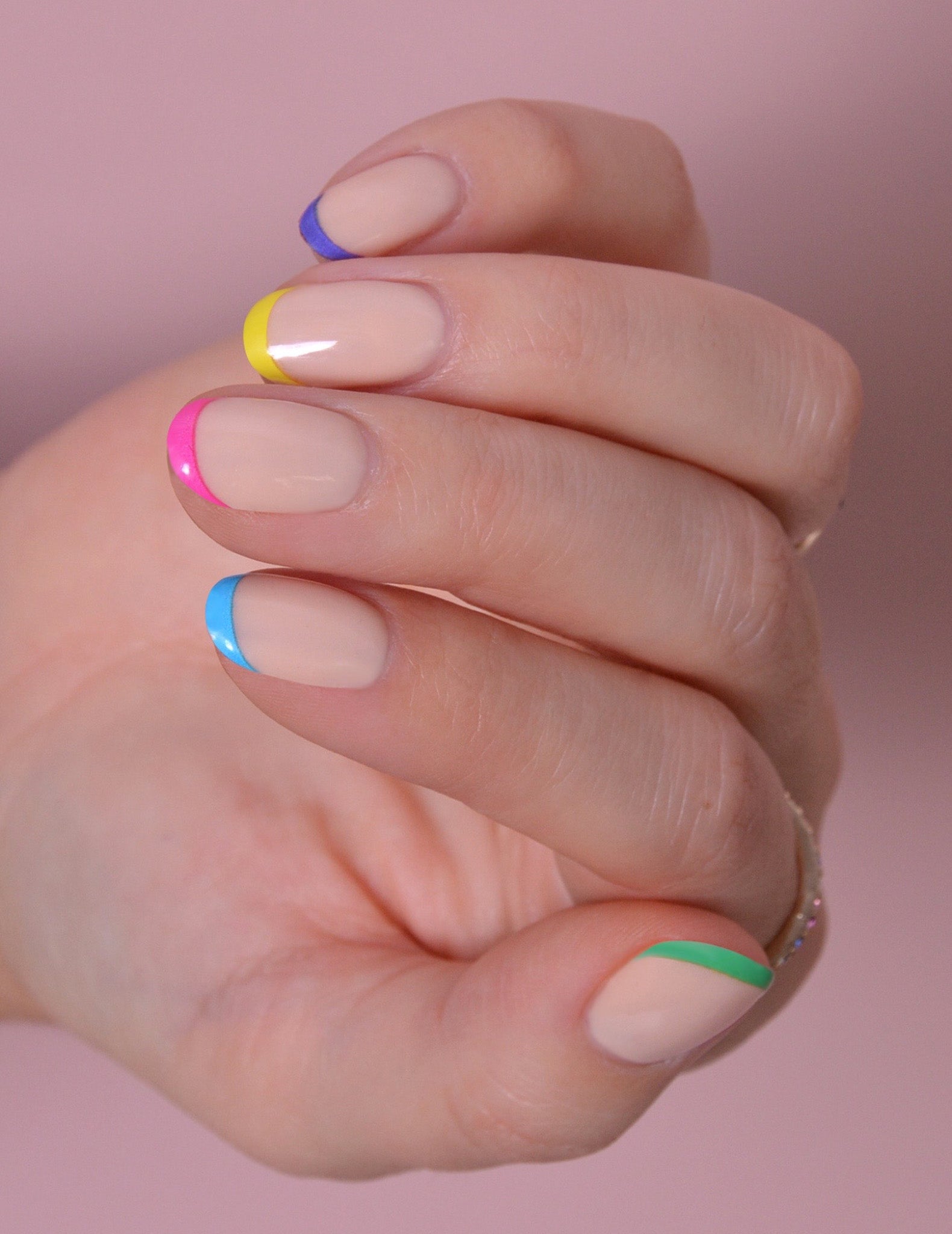 Rainbow Vibes - Mini Nail Stickers