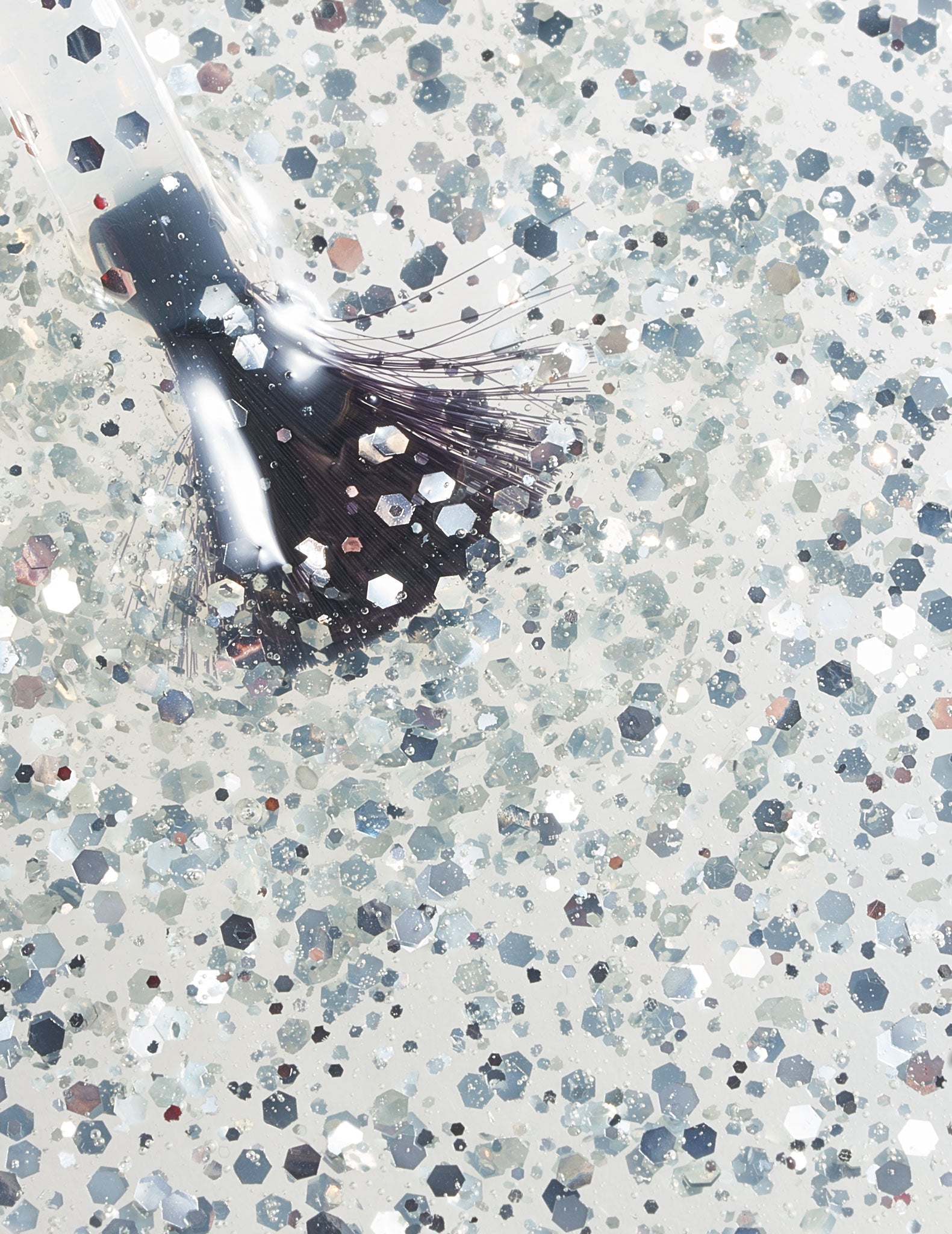 Silver Glitter - Gel Top Coat