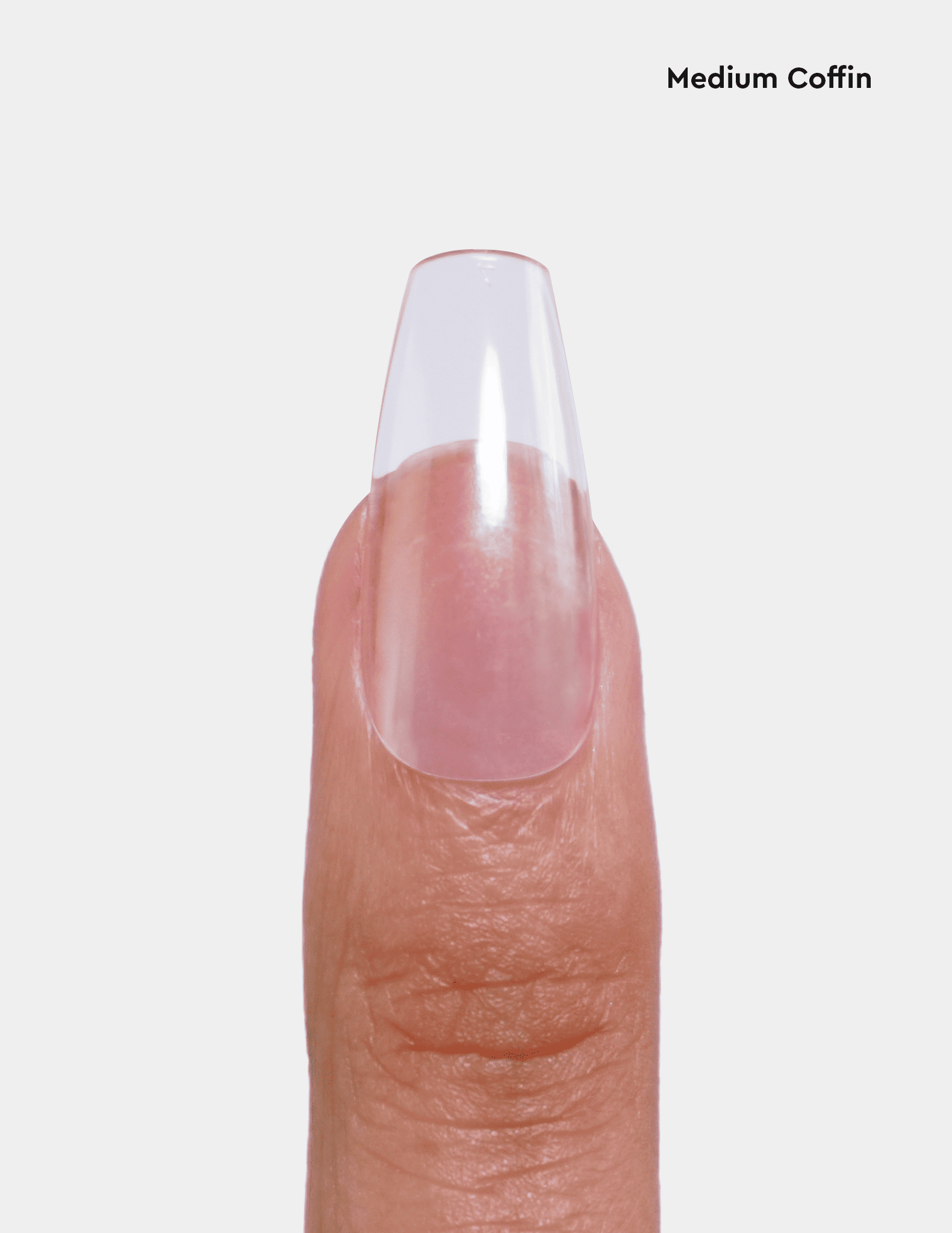 Le Soft Gel Tips - Medium Coffin