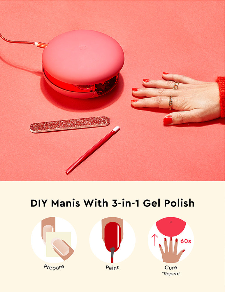 Le Mini Macaron Gel Manicure Set Review: I Got A Gorgeous Mani In Less Than  10 Minutes