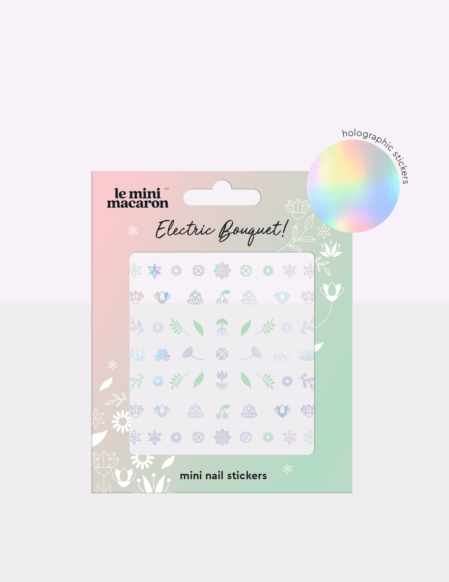 Electric Bouquet - Mini Nail Stickers - Sticker