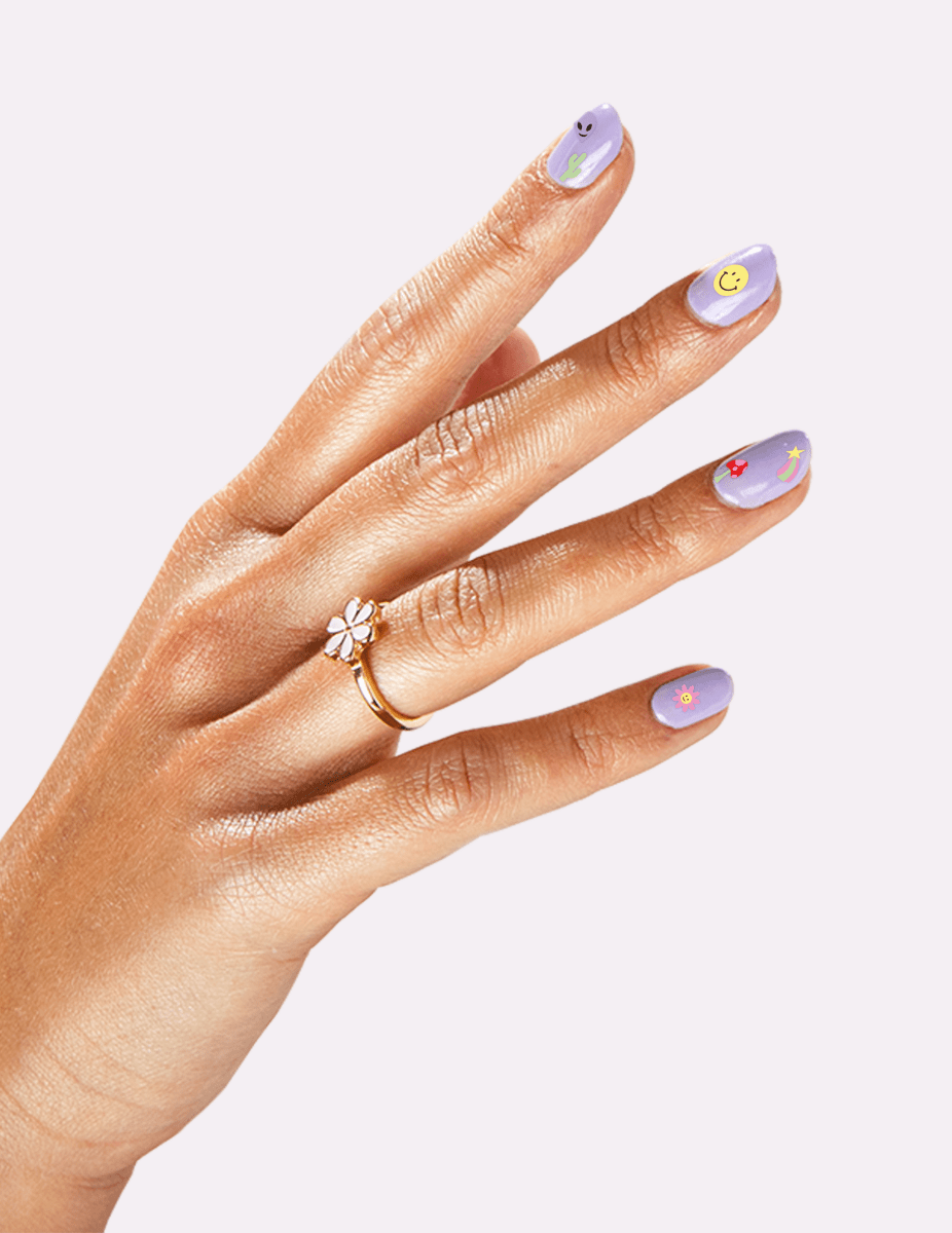 Flower Power! - Mini Nail Stickers - Sticker