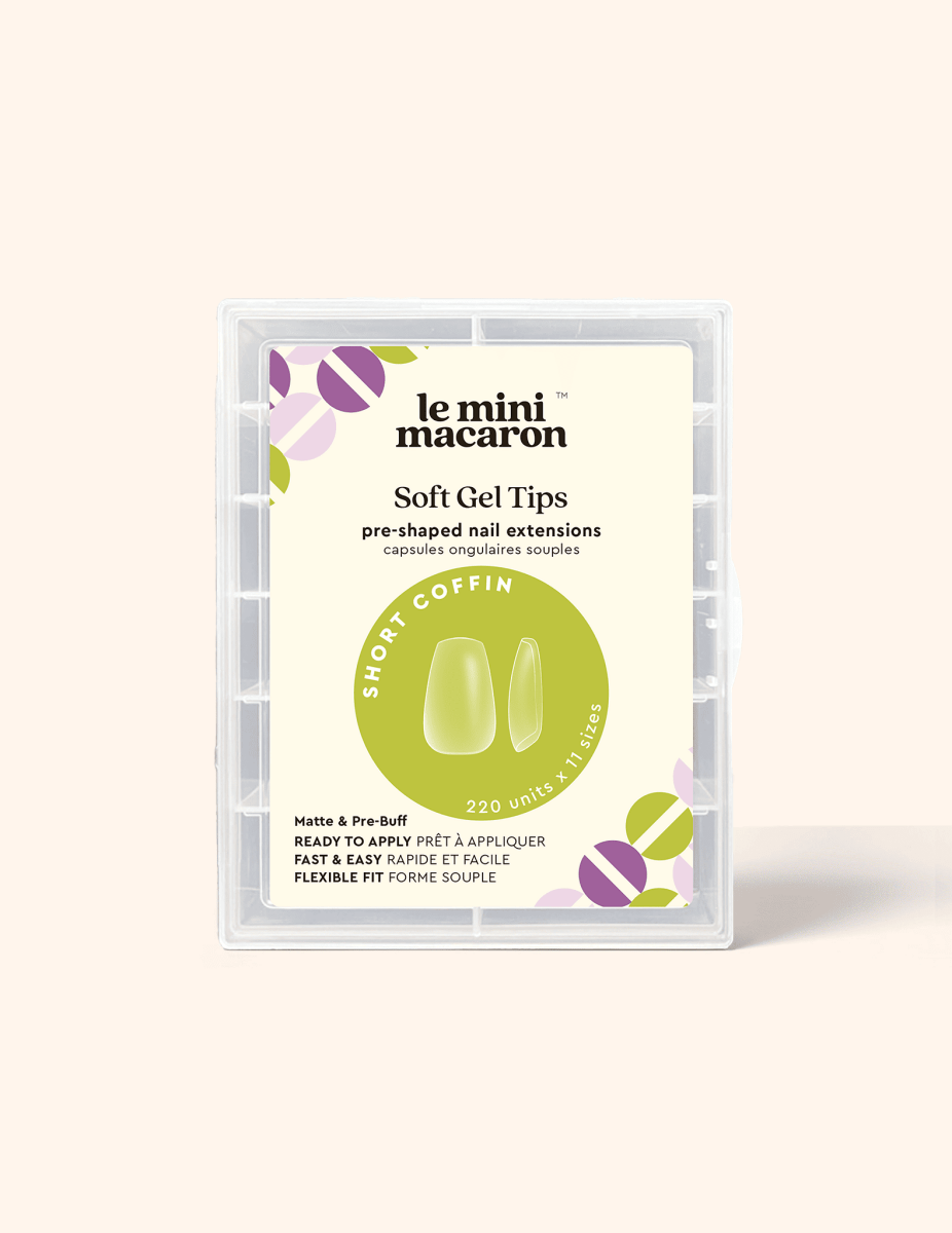 Le Soft Gel Tips - Short Coffin - Accessories