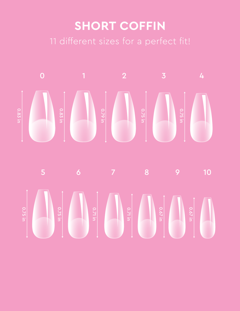 Le Soft Gel Tips - Short Coffin - Accessories