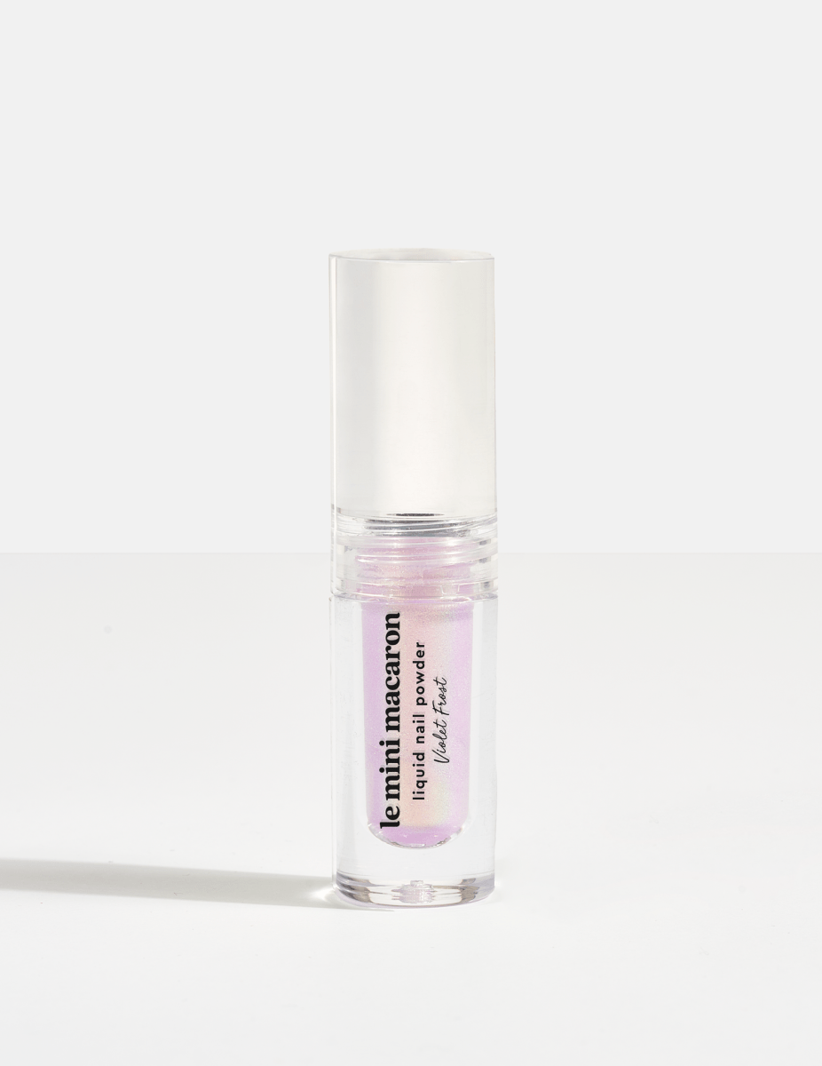 Violet Frost - Liquid Nail Powder - Gel Topcoat & Powders