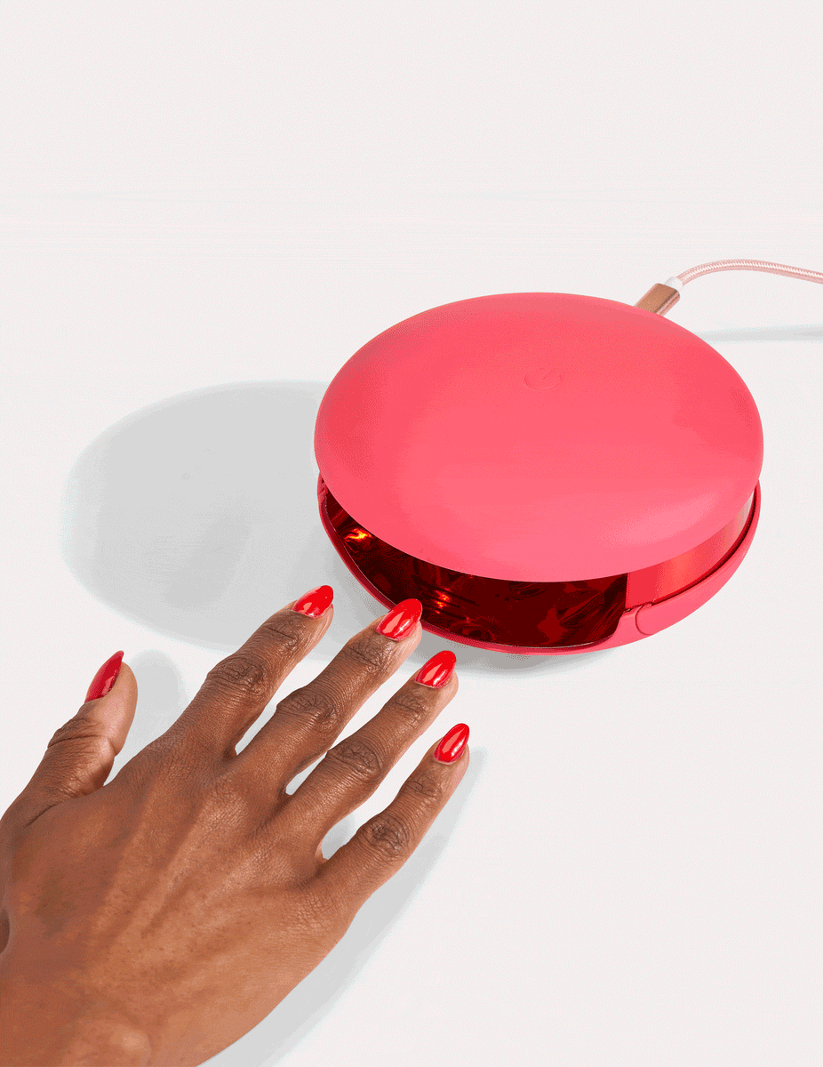 Le Mini Macaron Deluxe Gel Manicure Set - Le Maxi Rouge & Moi