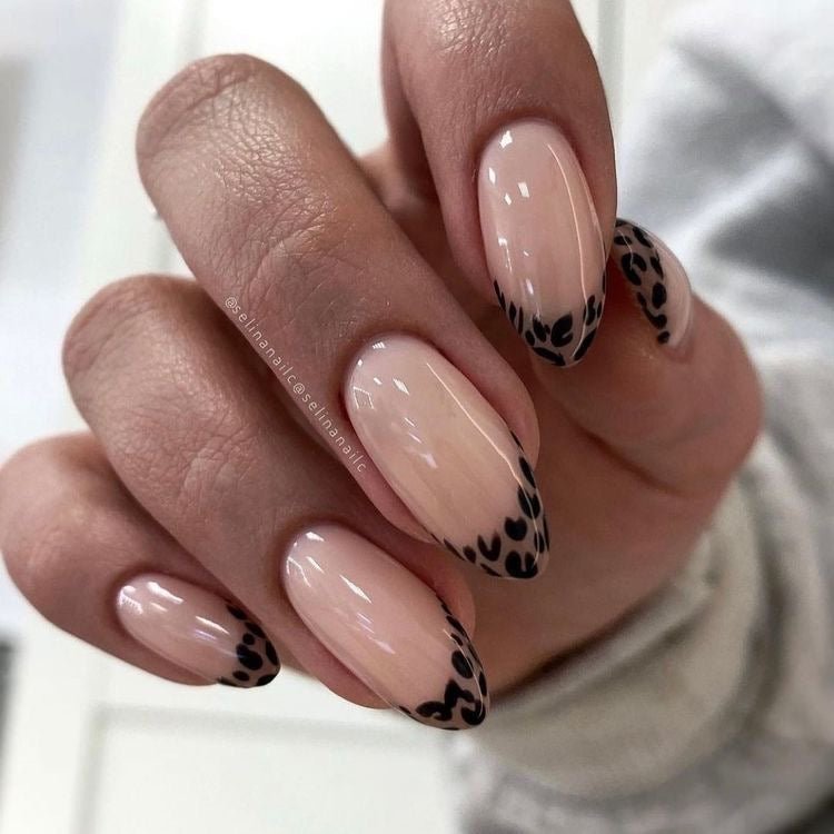 Leopard nails step by step - Le Mini Macaron