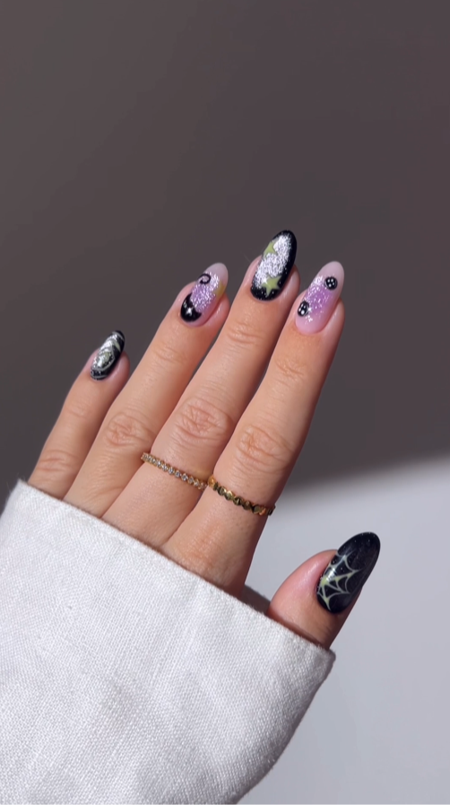 Coraline Inspo Nails