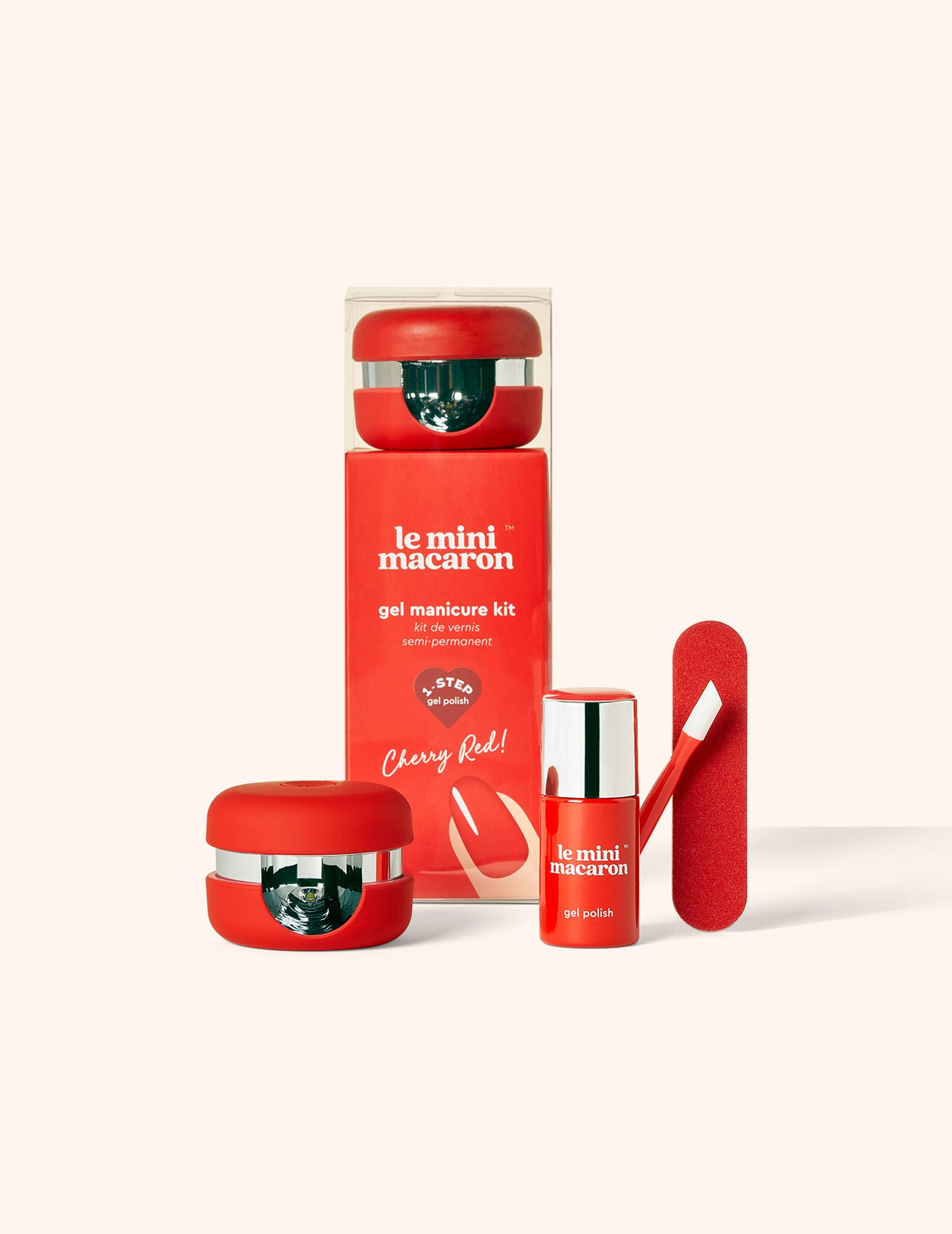 Cherry Red_Gel Manicure Kit_Le Mini Macaron