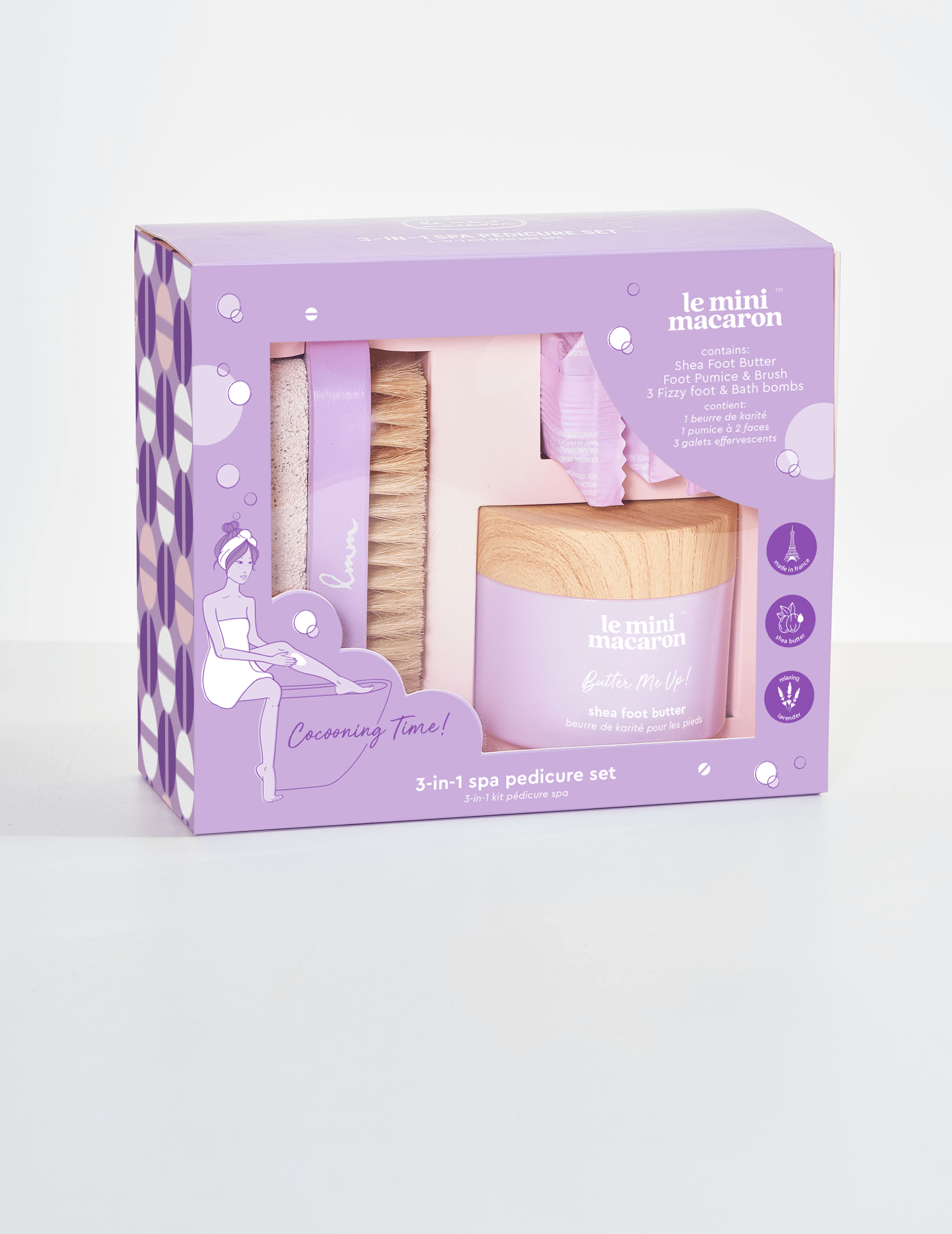 Cocooning Time 3-in-1 Spa Pedicure Set - Le Mini Macaron