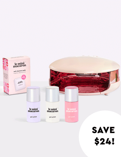 SAVE $24 When You Buy 3 Best-Selling Gel Polish Colors + Le Pro Lamp + Prep Pads