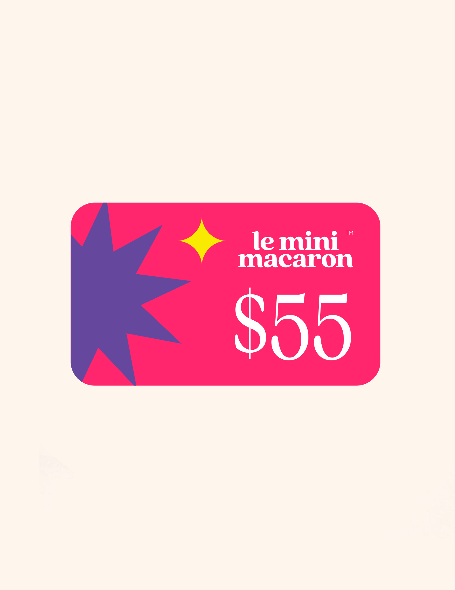 Le Mini Macaron Gift Card