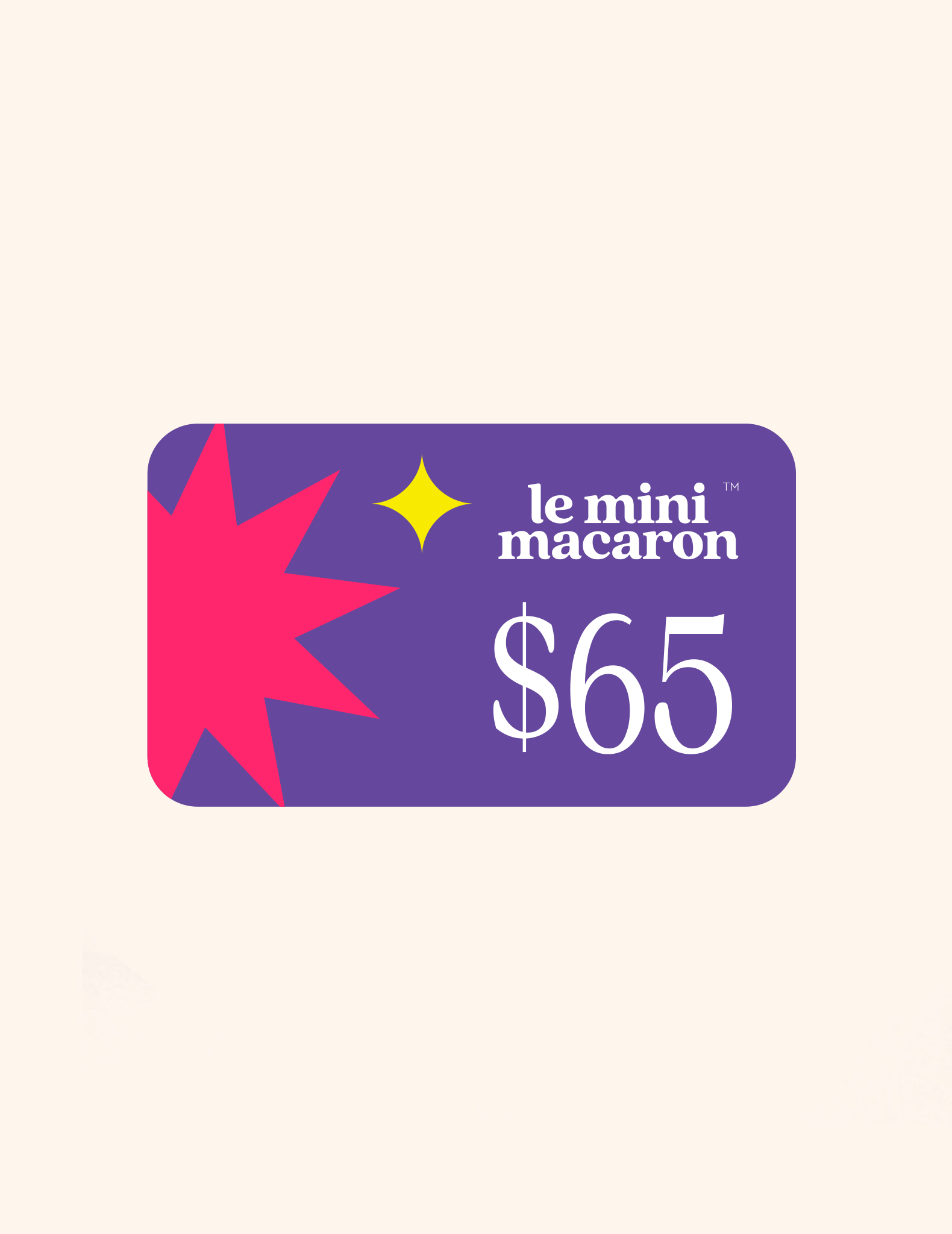 Le Mini Macaron Gift Card