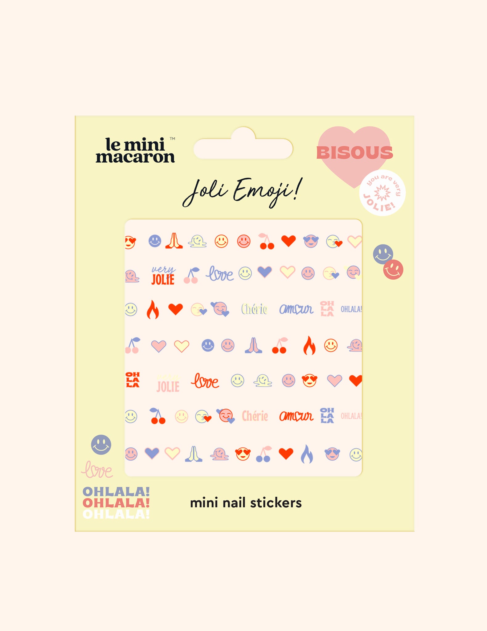Joli Emoji - Mini Nail Stickers