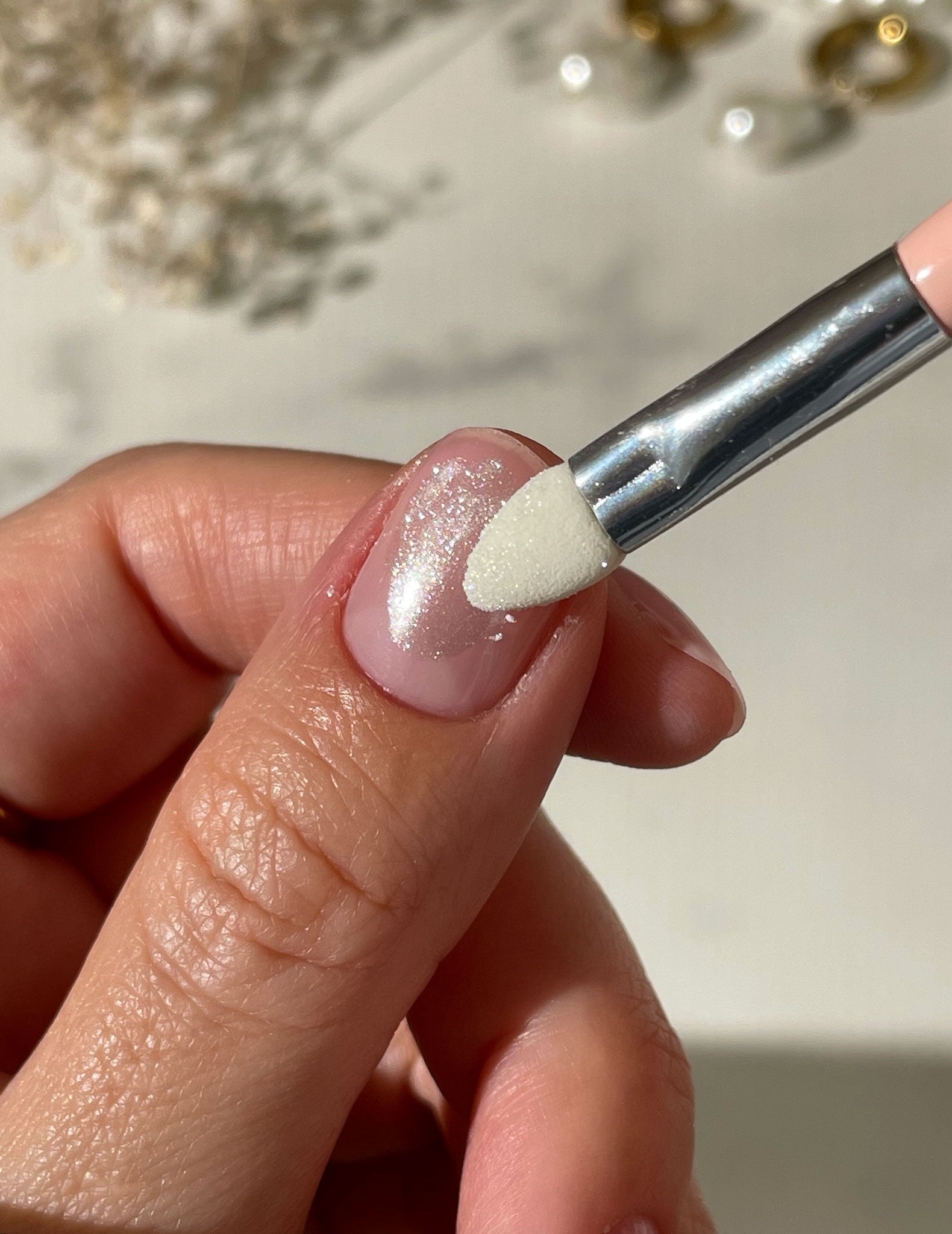 Le Pearl - Nail Powder & Gel Topcoat Set