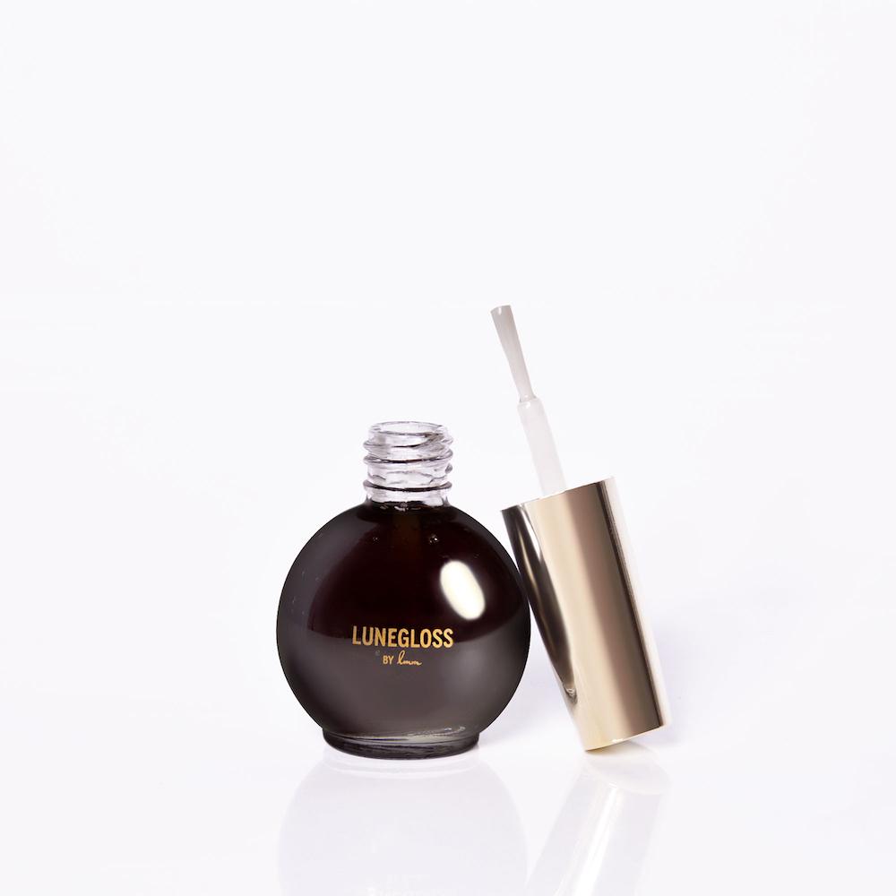 Lunegloss Black Jelly Nail Serum & GOLD STAR NAIL STICKERS