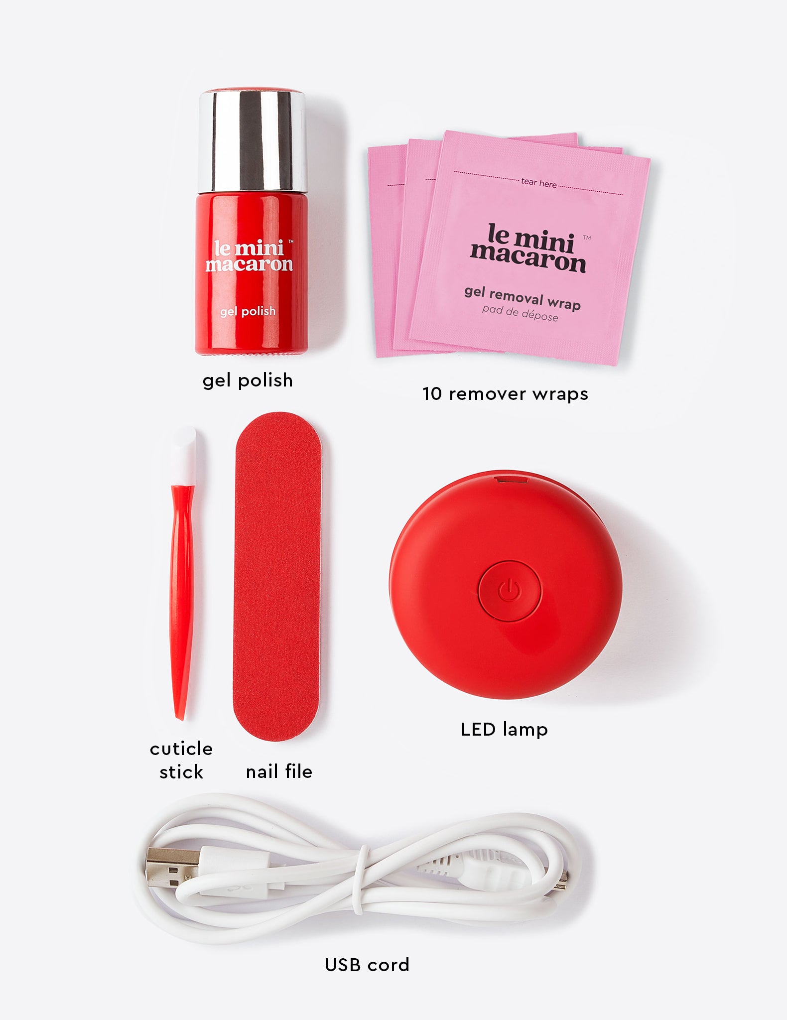 Cherry Red - Gel Manicure Kit