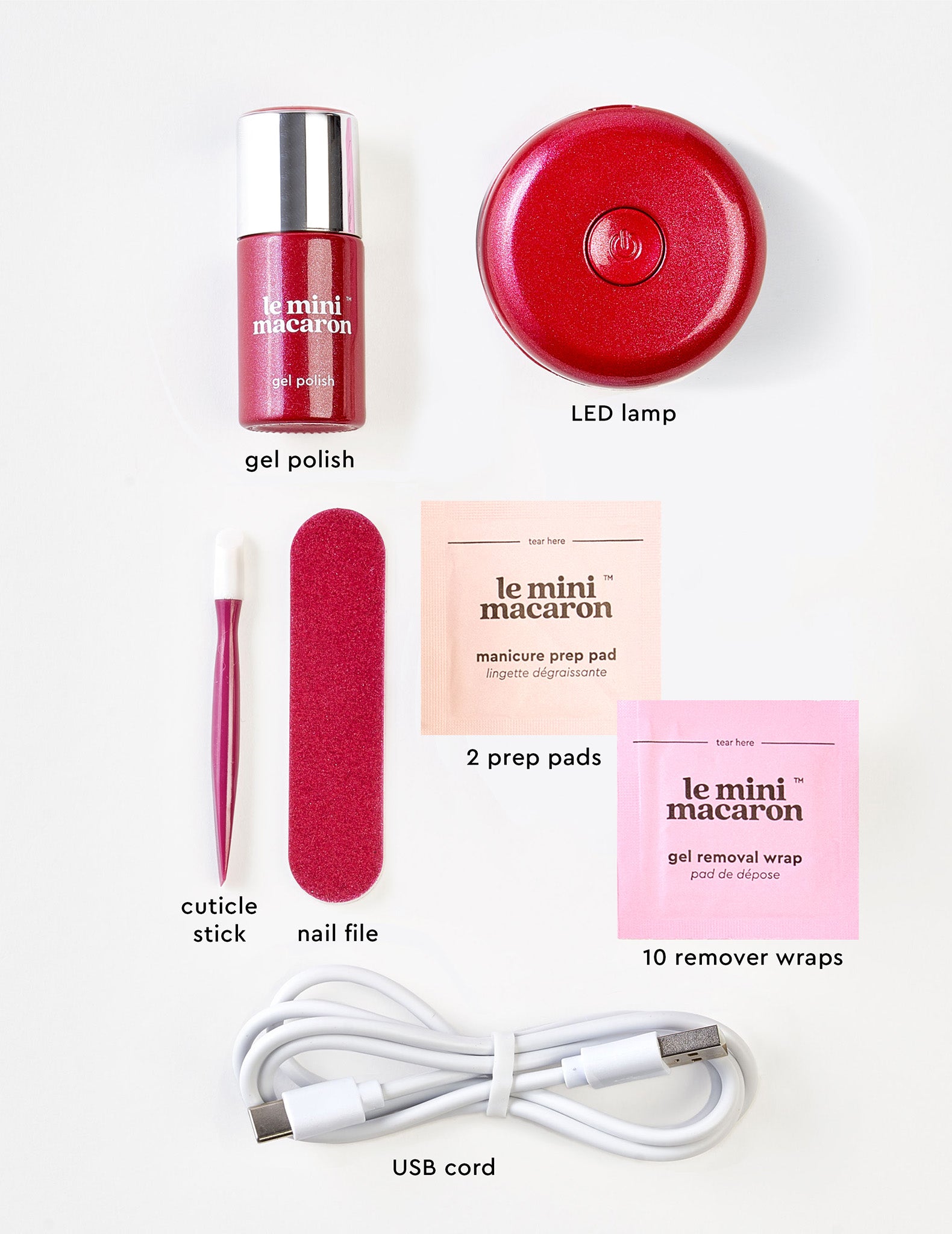 Ruby Red - Gel Manicure Kit