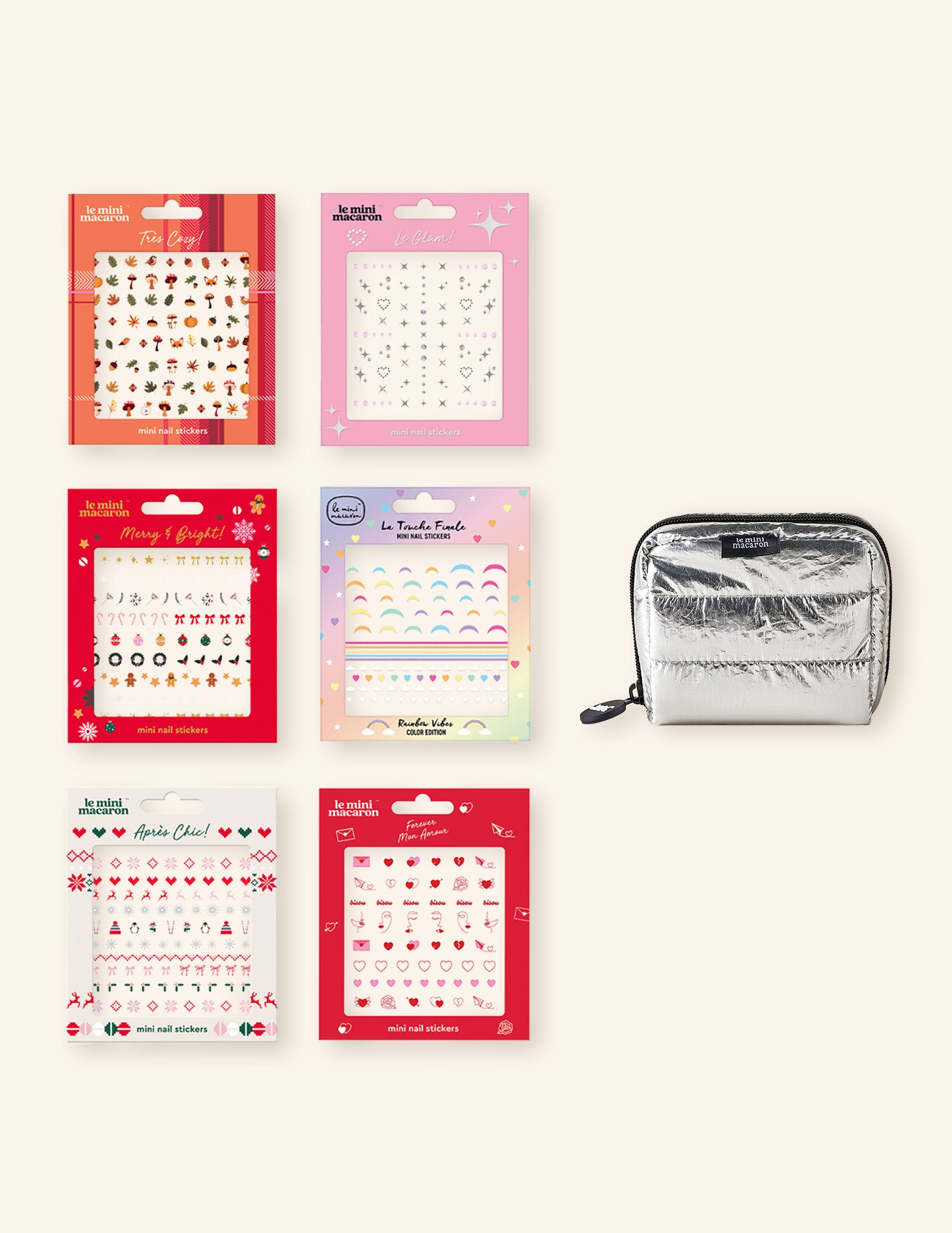 Festive Nail Stickers Bundle