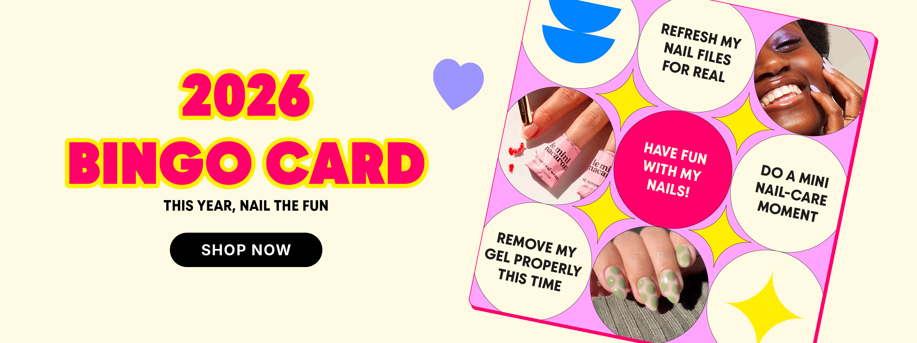 2026 nail bingo card