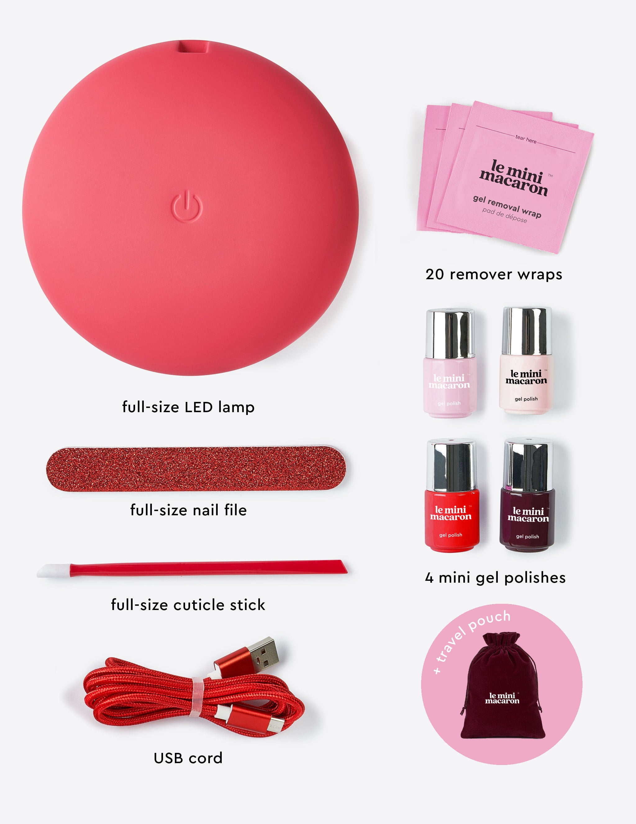 Maxi Rouge & Moi - Gel Manicure Kit