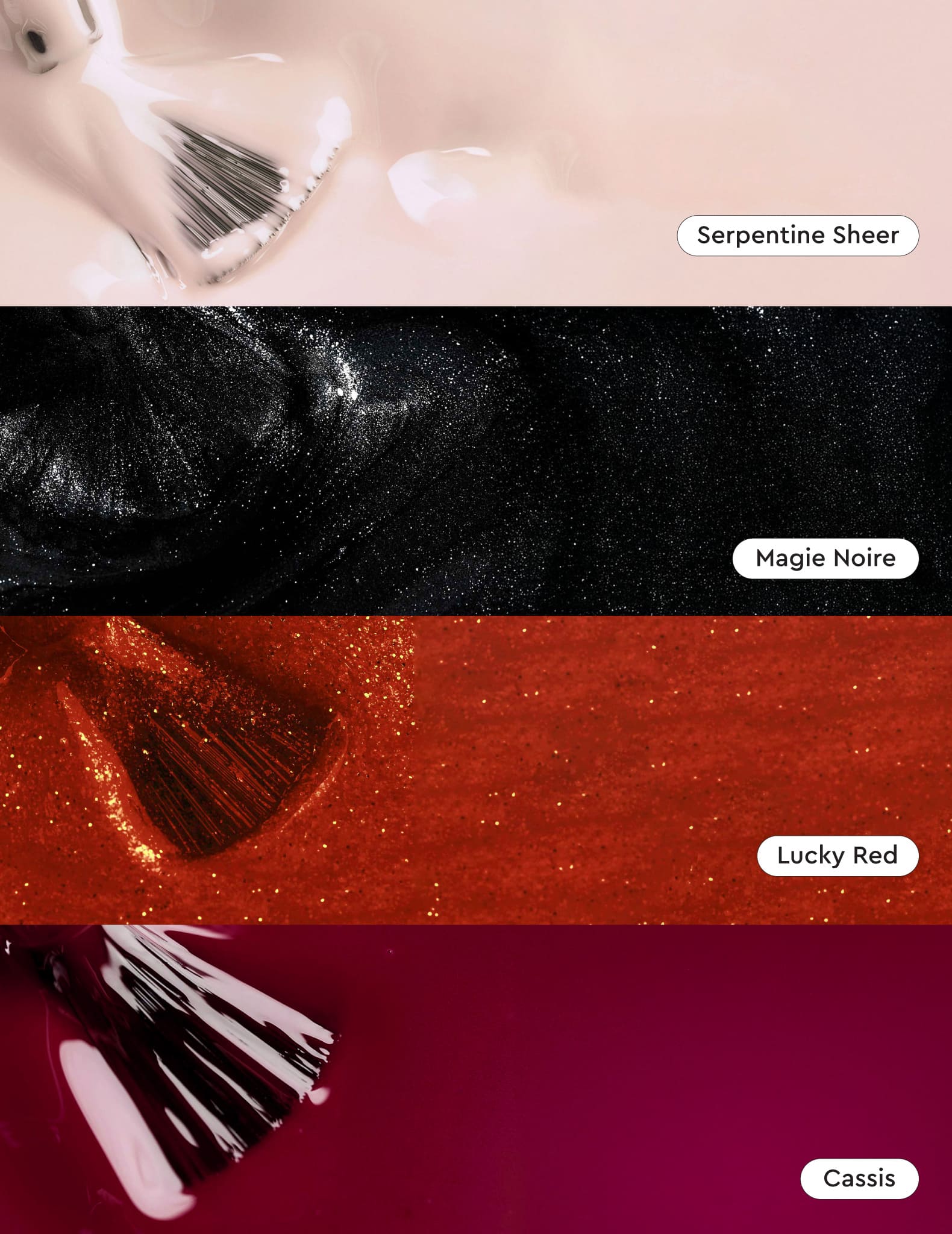 Serpentine Sheer - Color Collage