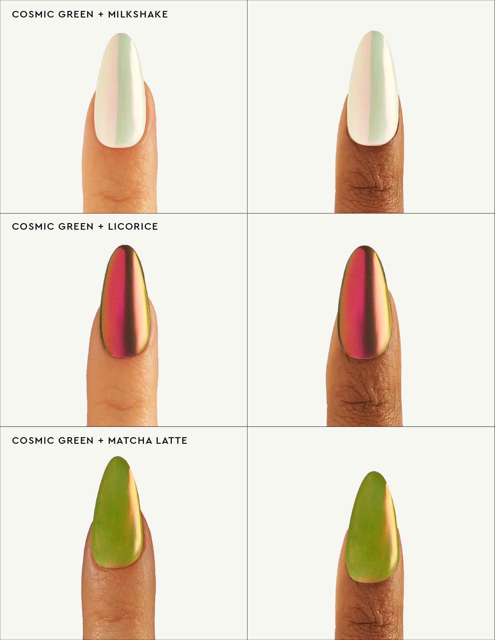 Cosmic Green - Liquid Nail Powder