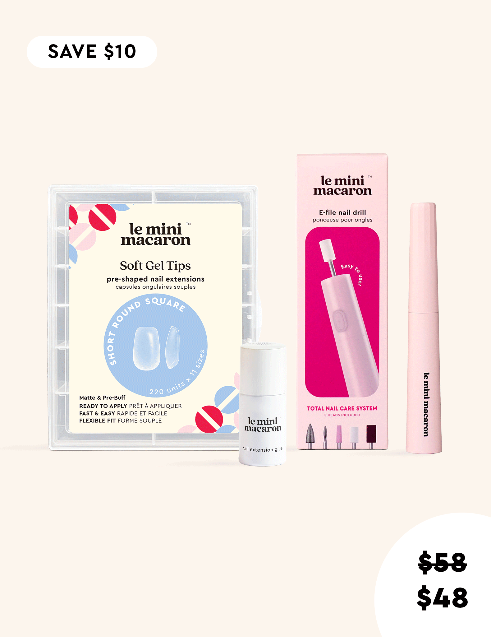 Drill, Tips & Glue Bundle