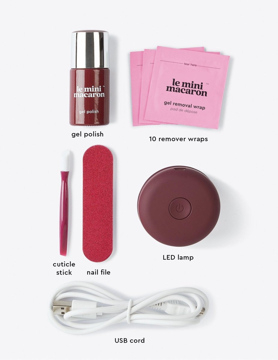 Cassis - Gel Manicure Kit - Le Mini Macaron