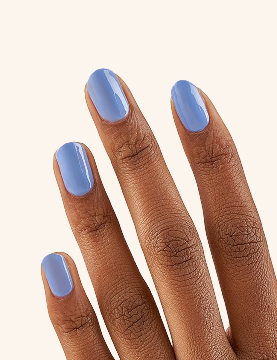 「新品 EVER NAIL K Macaron Fleur XS グルー付き」 Fleur Bleue - Quick Dry Nail Polish - Le Mini Macaron