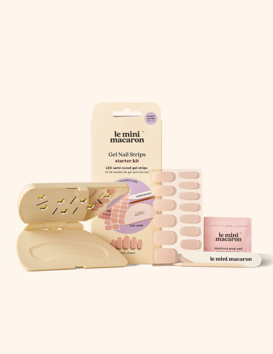 Gel Nail Strips Starter Kit - Blush - Gel Nail Strips