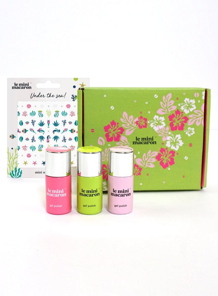 Island Breeze - Gel Trio & Stickers Bundle - Le Mini Macaron
