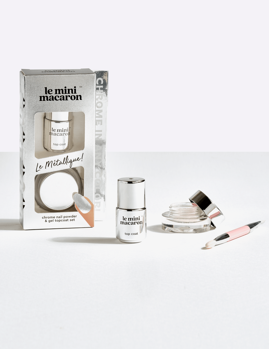 Le Métallique - Nail Powder & Gel Topcoat Set