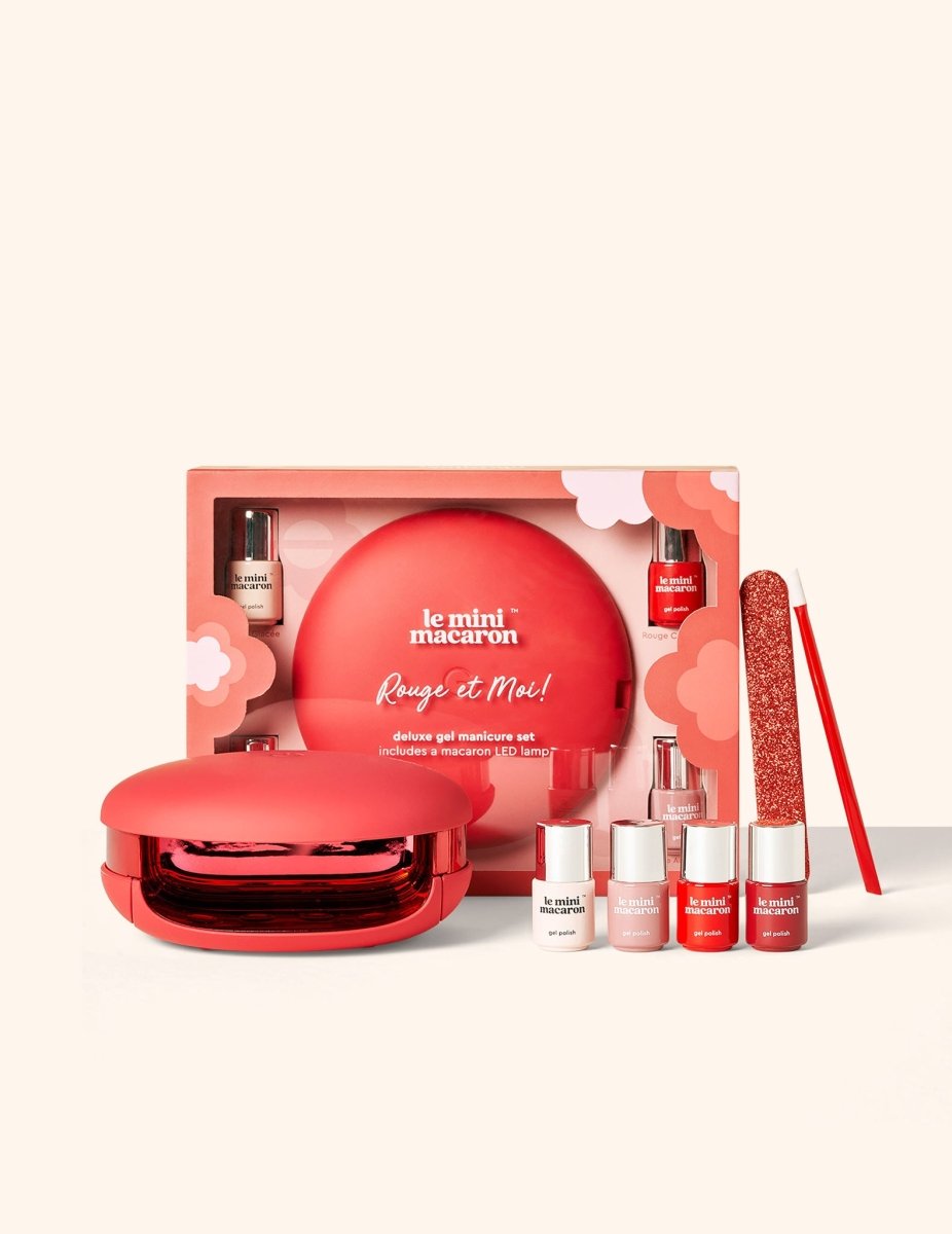 Maxi Rouge & Moi - Gel Manicure Kit - Le Mini Macaron
