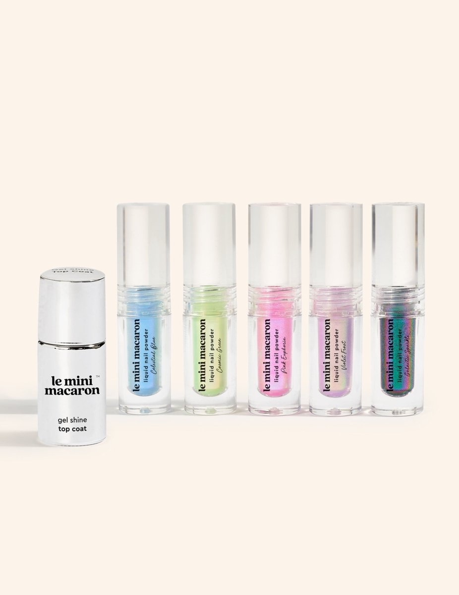 Stardust Liquid Nail Powder & Top Coat Bundle - Gel Topcoat & Powders