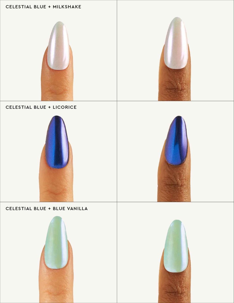 Celestial Blue - Liquid Nail Powder - Le Mini Macaron