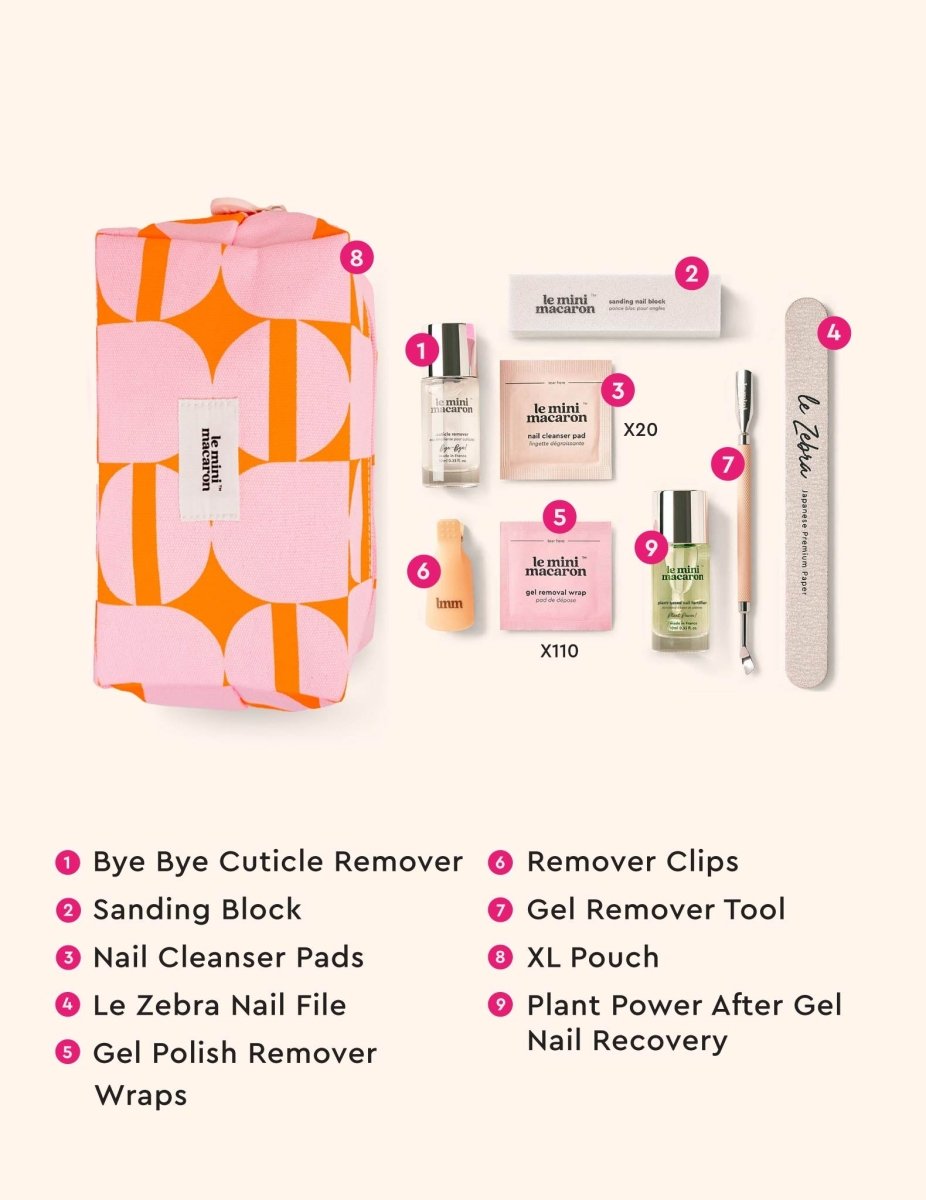 Essential Gel Mani Set Pouch - Le Mini Macaron