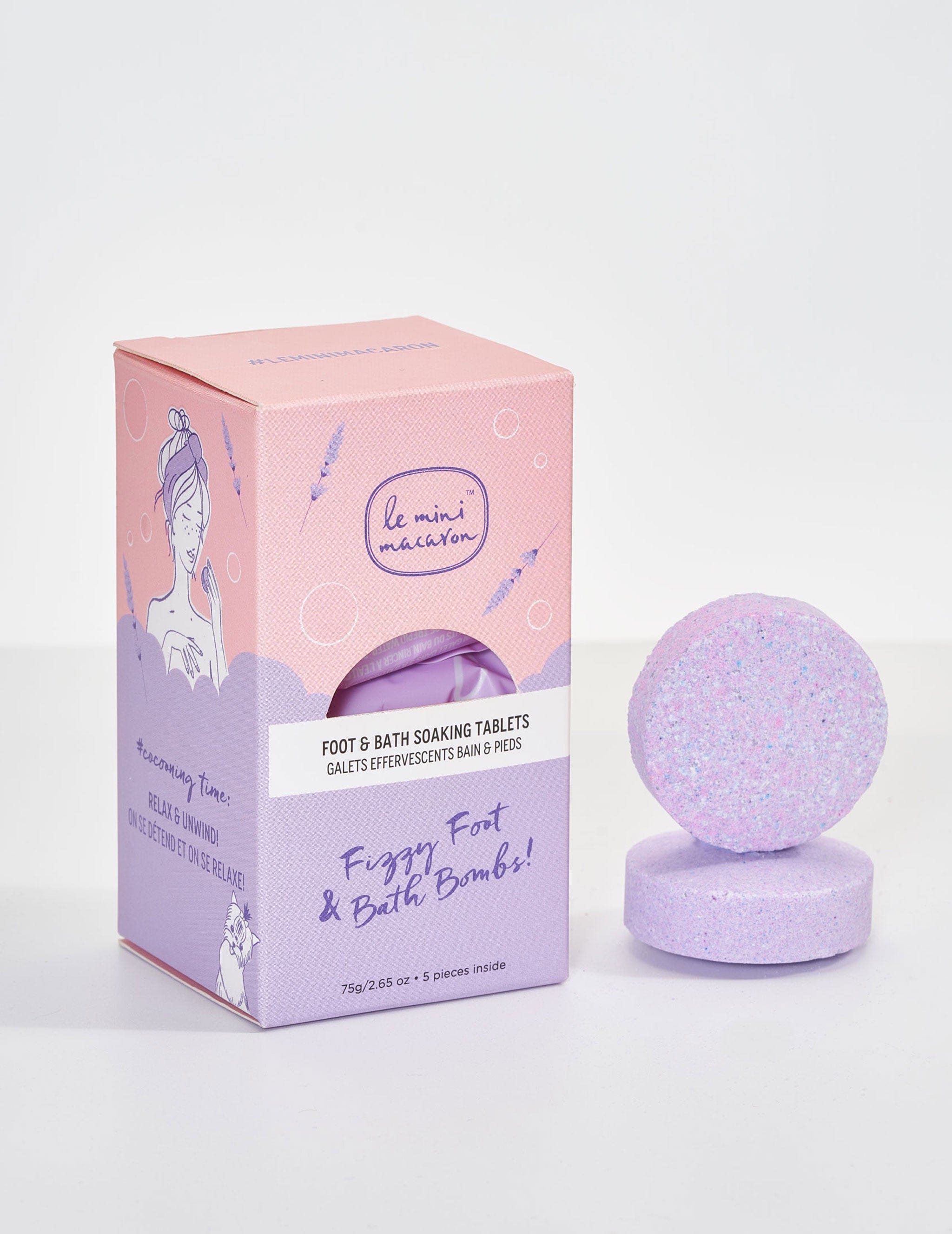 Fizzy Foot & Bath Bombs - Le Mini Macaron