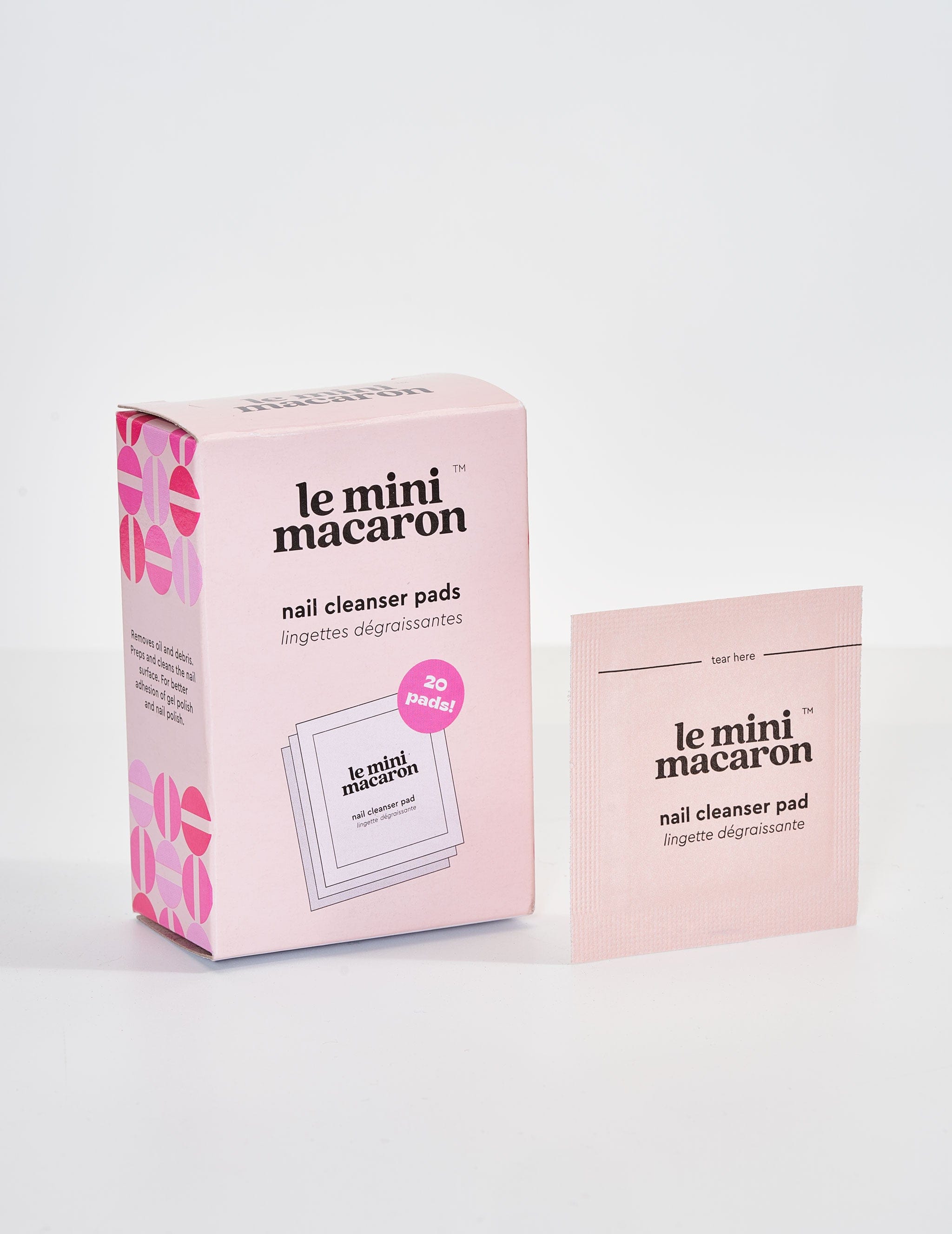 Nail Cleanser Prep pads - Le Mini Macaron