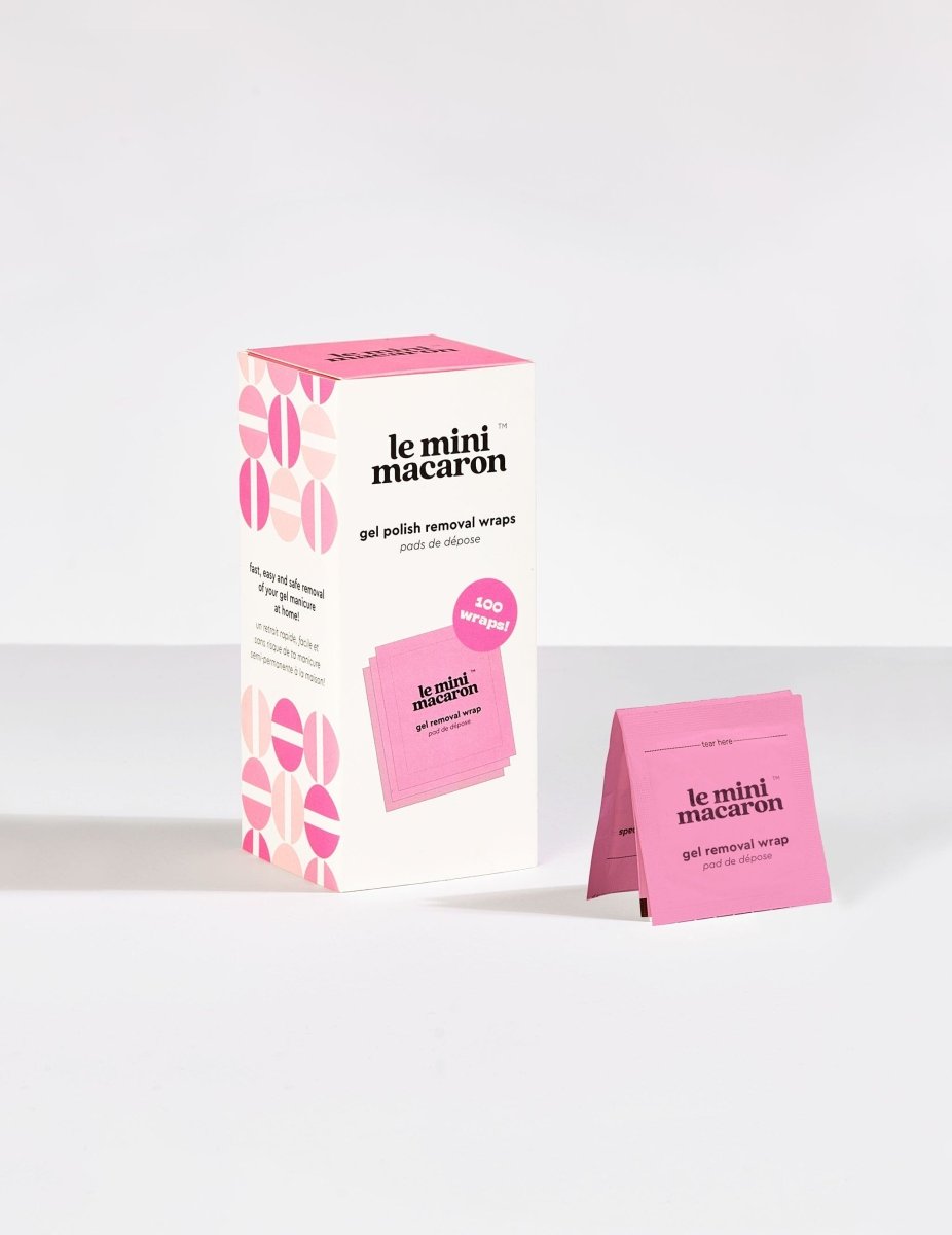 Le Mini Macaron Gel Polish Remover Wraps